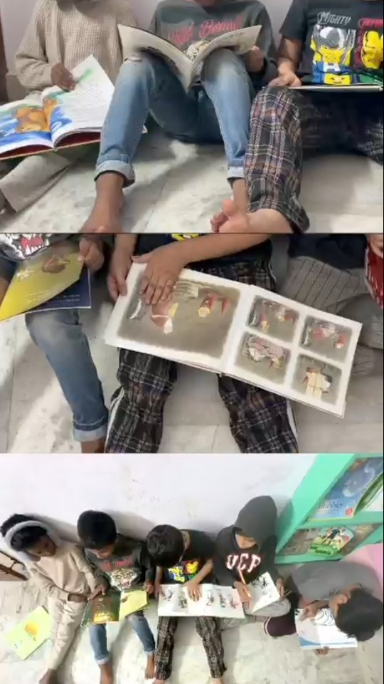 Scenes from the Khwāb Ghar library: readers in every corner 📖💓
#khwabgharkehisse #library #readmorebooks