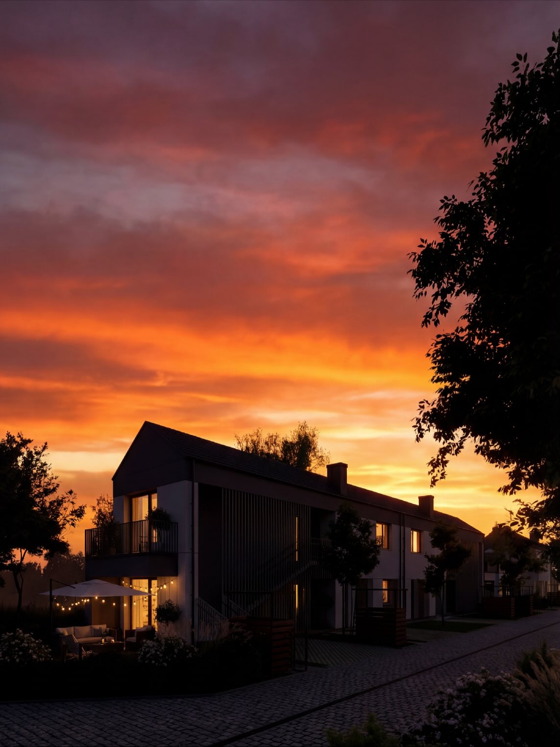 Zachód słońca, ciepłe światło w oknach, spokojna ulica – to właśnie klimat, który sprzedaje.
Nasze wizualizacje pokazują inwestycję w momentach, które budują emocje i tworzą prawdziwą więź z miejscem.
Dzięki takim kadrom klient nie tylko widzi budynek. Zaczyna on wyobrażać sobie swoje życie w tym miejscu.
Chcesz, by Twoja inwestycja sprzedawała się jeszcze zanim powstanie? Odezwij się do nas
#vividportfolio #naszerealizacje