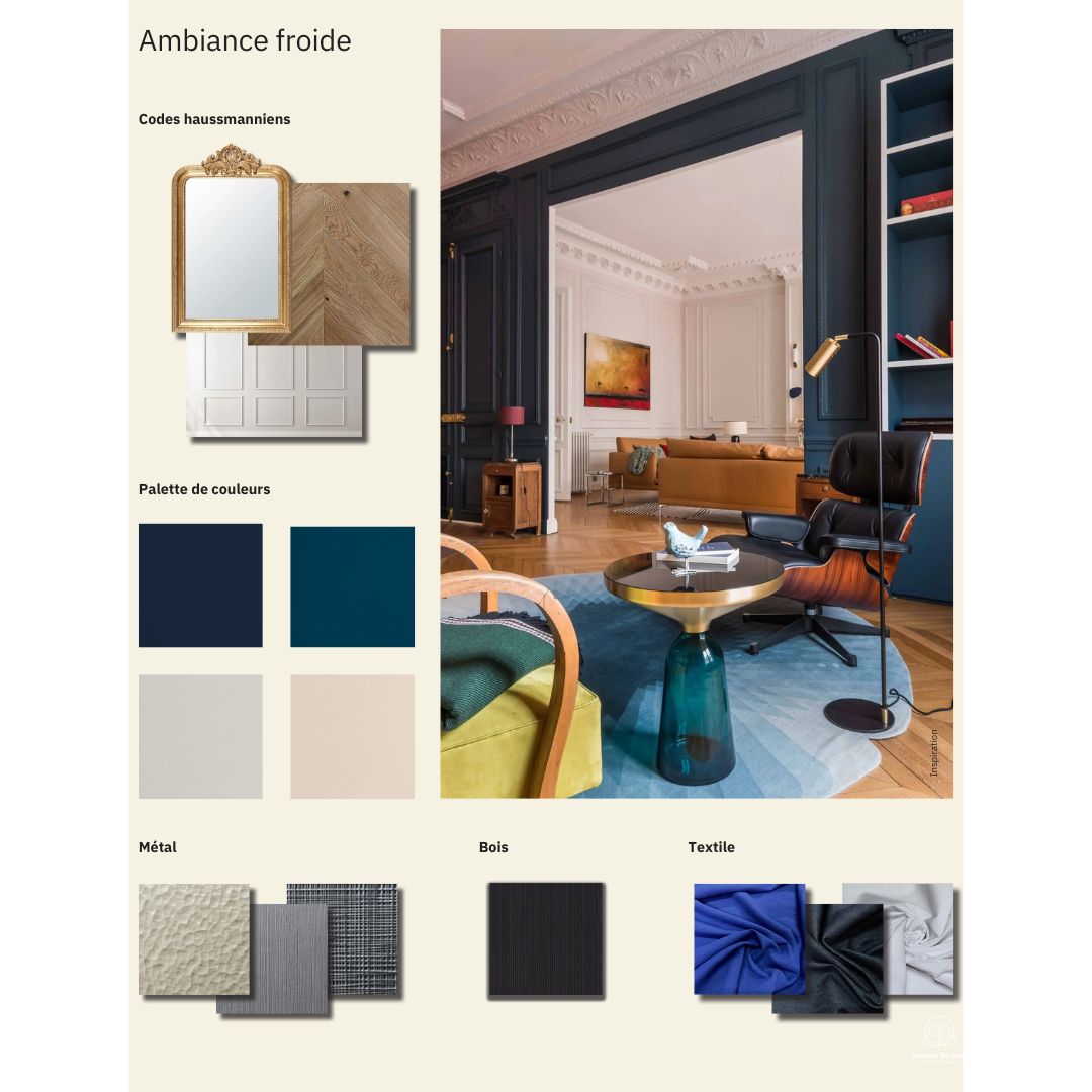 Quand la couleur écrit deux versions d’un même lieu.
Créer une ambiance dans un appartement haussmannien aujourd'hui, c’est jouer avec la couleur et les matières pour révéler le caractère du lieu tout en respectant ses codes historiques.
Pour une atmosphère chaleureuse et intimiste, j’aime travailler des teintes enveloppantes : bordeaux profonds, mauves délicats, beiges poudrés…
Elles dialoguent naturellement avec les codes haussmanniens — miroir doré, moulures blanches, parquet en chevron — et trouvent leur profondeur dans des matériaux chaleureux :
• bois foncé,
• métal brun légèrement texturé,
• textiles doux et généreux.
Et puis il y a une tout autre écriture, plus graphique, plus contemporaine :
celle des bleus profonds, bleu nuit ou bleu tempête, des nuances qui marqueront 2026.
Ici, les éléments classiques restent présents, mais ils se réinventent au contact de :
• métaux clairs ou argentés,
• bois noirs structurés,
• textiles bleutés ou gris anthracite.
Deux univers, deux sensibilités…
Avec le même objectif : sublimer l’espace et lui offrir l’atmosphère qui lui ressemble.
Avec O2B Transformez et vivez vos espaces intérieurs.
#o2bdesigninterieur #architecteinterieur #hausmannien #appartement #appartementhaussmannien #inspirations #couleurs