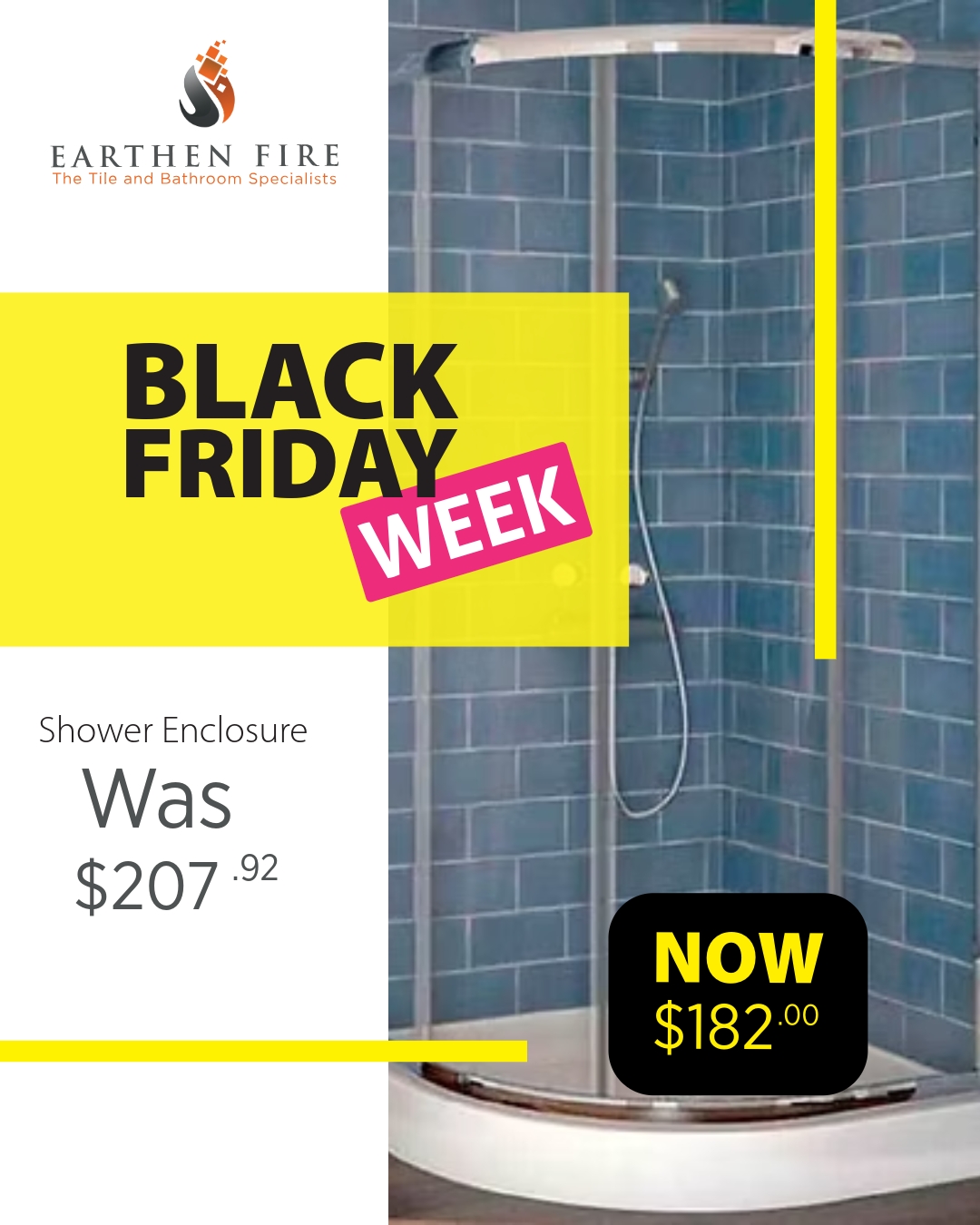 🖤 Black Friday Savings on Shower Enclosures & Doors 🖤
Transform your bathroom with elegant, modern shower solutions — now available at exclusive Black Friday prices.
From pivot doors to corner entries and full enclosures, these premium pieces offer sleek design, smooth function, and timeless quality… now for less.
Whether you’re upgrading a guest bathroom or completing a full renovation, these deals are too good to miss.
Black Friday runs 24–28 November — while stocks last.
📲 https://wa.me/263772204044
#EarthenFire #BlackFriday #LuxuryBathrooms #ShowerEnclosures #ShowerDoors #BathroomRenovation #ModernDesign #HomeInspiration #ElegantSpaces #ZimbabweDesign #RefinedLiving