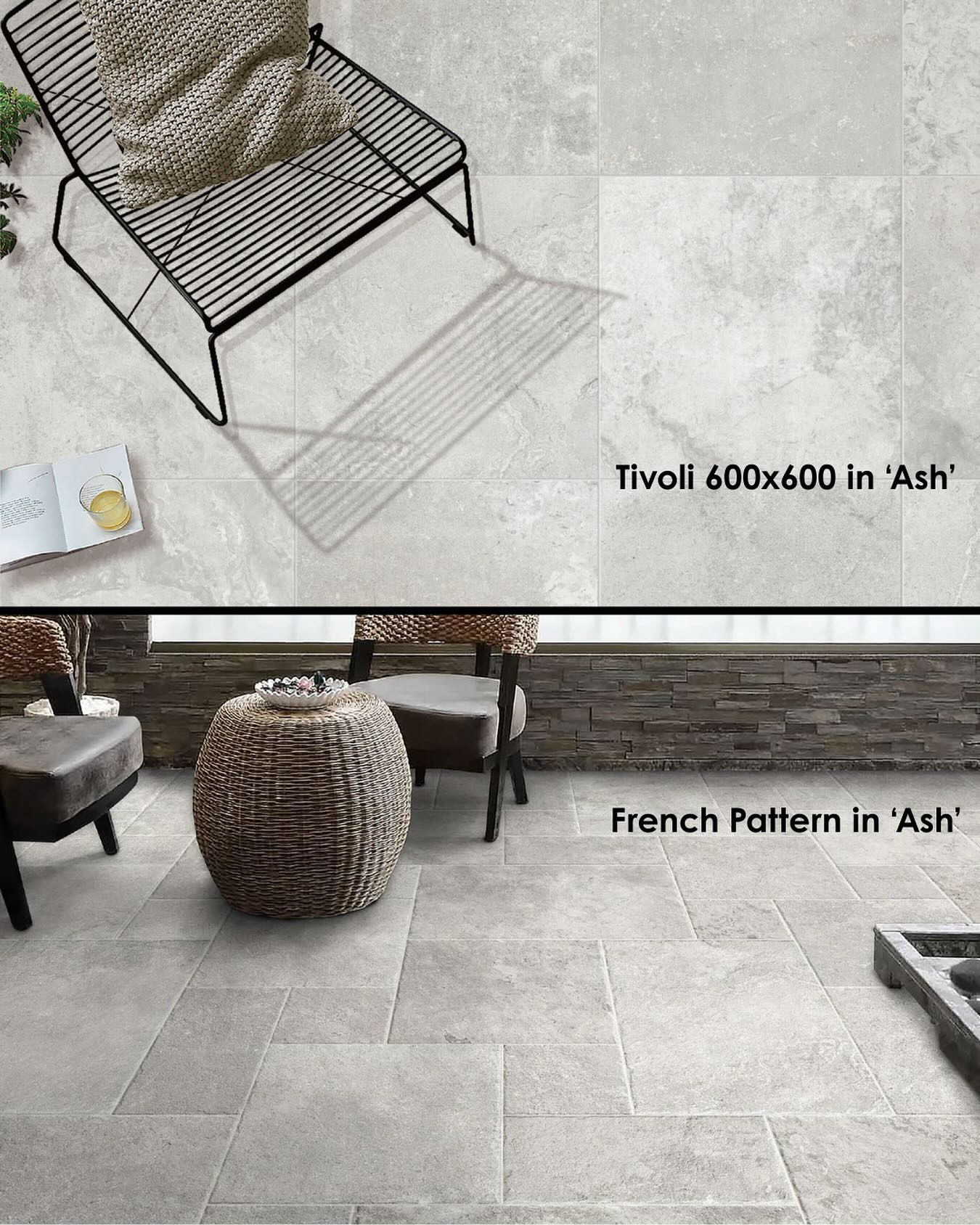 A glimpse of whatโs to come just in time for the new year. Our beautiful Tivoli 600x600 & French Pattern coming soon in our new colour โAshโ.
More info to come soon, stay tuned & get excited!
#tilewholesaler #tiles #porcelain #porcelaintiles #wholesaler