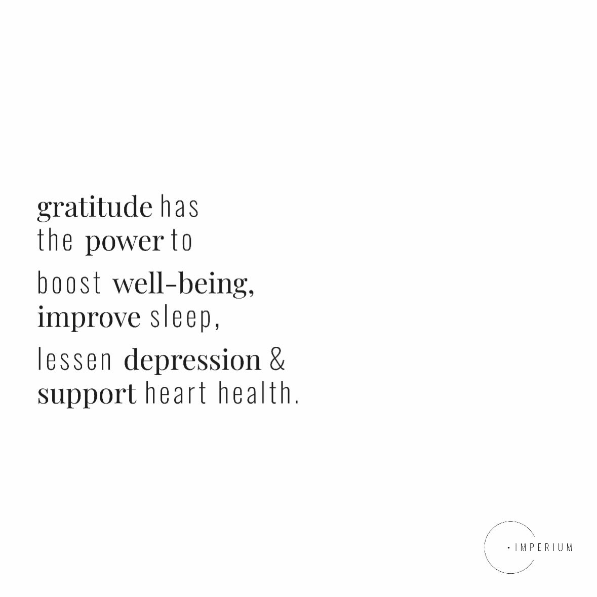 Gentle reminder that whilst vitamin G might not be officially recognised as an essential one, it should be!
Gratitude has a powerful beneficial effect on our physiology - physically, mentally, emotionally.
So take a moment to pause this Thanksgiving, & maybe every day going forward, to reflect on all the things you are grateful for in your life & all the ways you are blessed.
Even for the smallest, simplest things in your every day life.
The sunlight on your face.
The smell of coffee.
The moment of laughter of friends.
The colour of the sky at sunset.
The nourishment of a home-cooks#ed meal.
The smile on the of the face of someone you love.
Your dog’s paws.
Snuggling on the couch.
That post-workout feeling.
His / her skin on yours.
Especially these.
Happy Thanksgiving everyone ✨
.
.
.
.
.
#thanksgiving #gratitude #vitaming #imperiumhealthcoaching