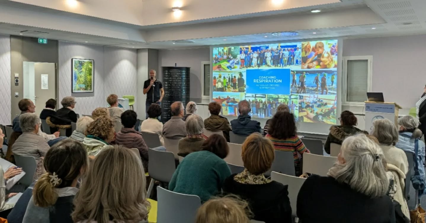 PASSERELLES DE LA SANTÉ NATURELLE
Un grand bravo aux Laboratoires le Stum pour la qualité de l'organisation de ce bel événement et un grand merci pour cet atelier-conférence dédié au pouvoir du souffle.
#respiration
#bienetre
#nerfvague
#ploemeur
#lorient
#laboratoireslestum