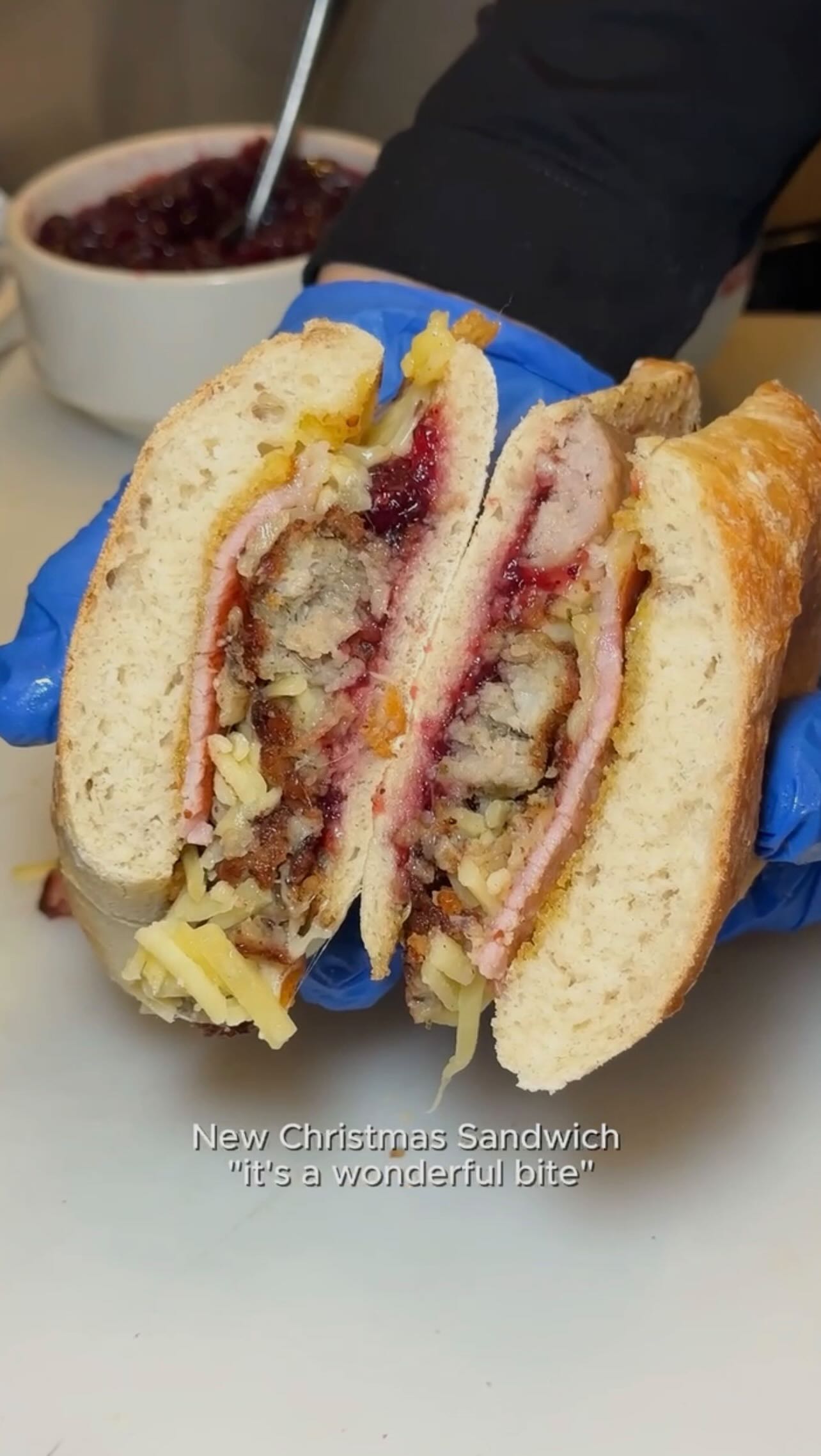 What’s better than one new Christmas sandwich? Two new Christmas sandwiches!!! 😮💨🎅
Introducing It’s a Wonderful Bite: a festive mix of bacon, sausage, stuffing, and cheddar cheese, finished with cranberry sauce and honey mustard 🥪🎄
Warning: you won’t regret trying this… but you will come back for more😌
#chillibs #hitchineats #supportlocalhitchin #chillibhitchin #hitchincafe #lunchinhitchin #christmasandwich