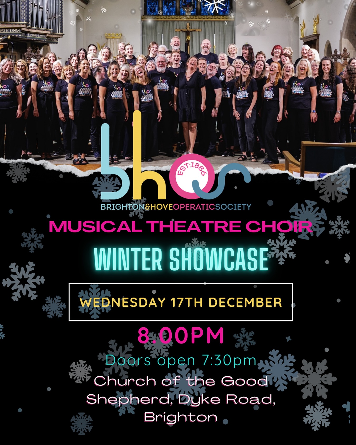 🎟️ Tickets for our choir’s winter showcase are now on sale!! 🎟️
✨ Don’t miss an evening of ‘Ritz, Glitz & Christmas Bits’ ✨
Wednesday 17th December
Church of the Good Shepherd
8pm (doors 7.30pm)
NEW THIS TERM - reserved seating - choose your seats!
LINK IN BIO for tickets - before the sell out!
#bhosmusicaltheatrechoir