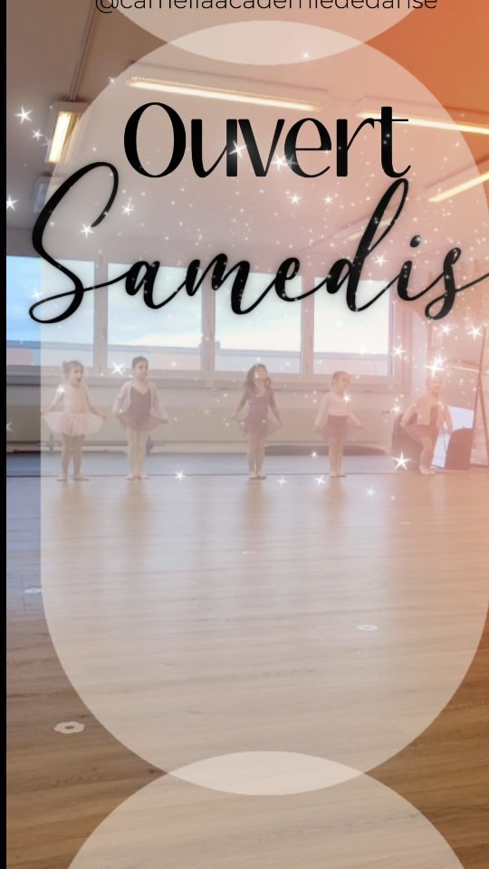 Nouveaux cours le samedi 🩰
📅 Samedi 10 janvier 2026
Pour enfants dès 2 ans & adultes
✨ Première séance d’essai gratuite
📩 Inscriptions ouvertes – places limitées
📍 Gland
ℹ️ cameliaacademiededanse.ch