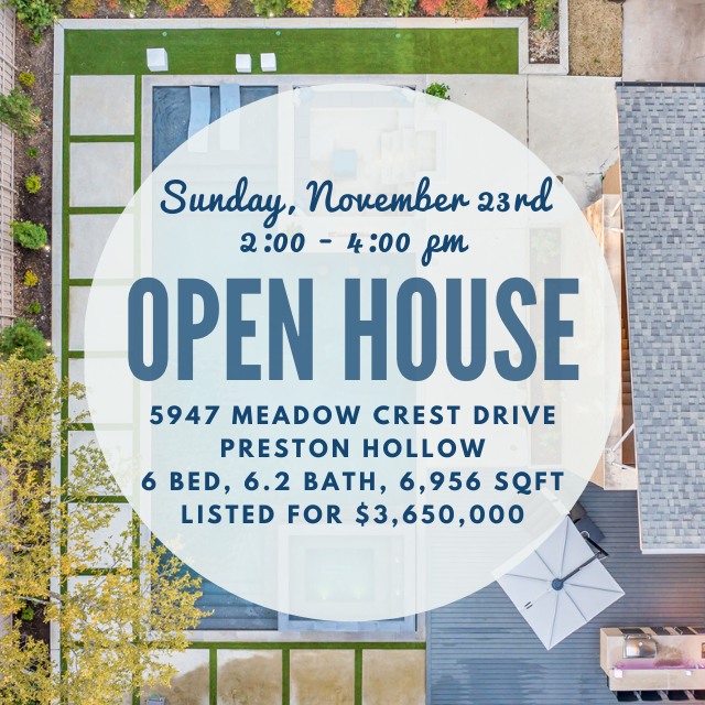Join us tomorrow from 2–4 PM at 5947 Meadow Crest
Experience the thoughtful layout, natural light, and beautifully maintained spaces that set this home apart. Don’t miss your chance to walk through!