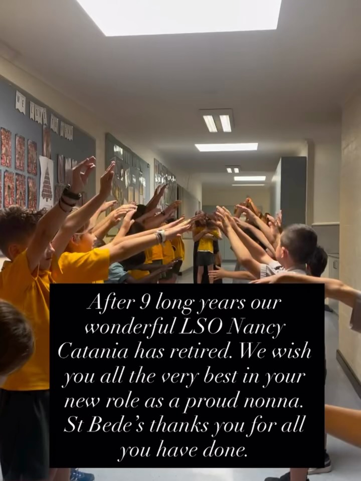 Congratulations Nancy Catania on your retirement. An amazing LSO who made such a positive impact on many students over the last 9 years… you will be sorely missed 🍾💗