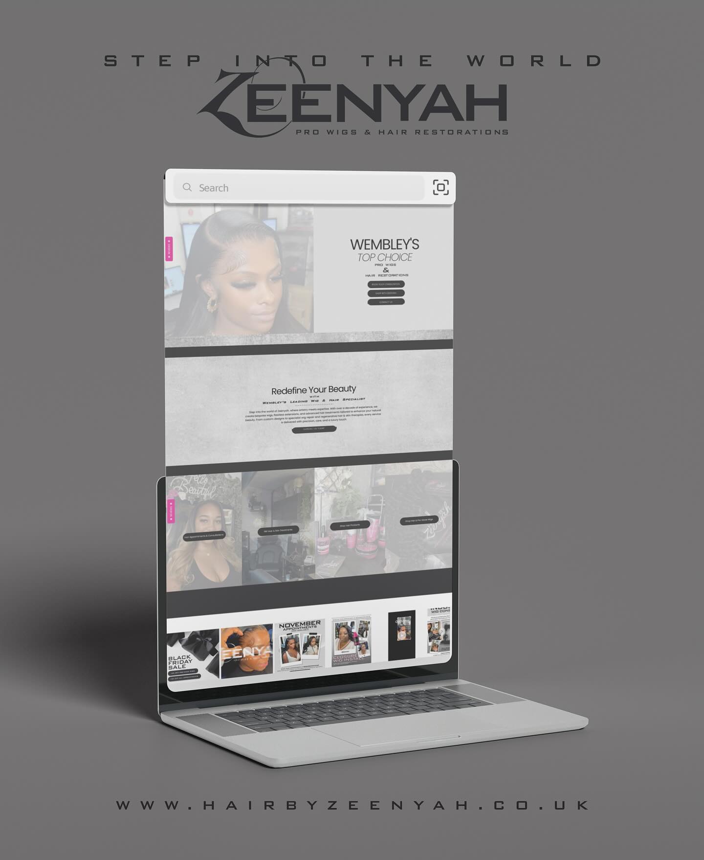 Our new improved website is back up and running 😍
Visit HairbyZeenyah.co.uk to book appointments, shop hair products and luxury wig collection 🛍️
#zeenyah #wigs #lacewigs #laceglue #londonhairstylist #wigmaker #ukwigs #londonwigs #londonwigmaker #wembley #rawhair