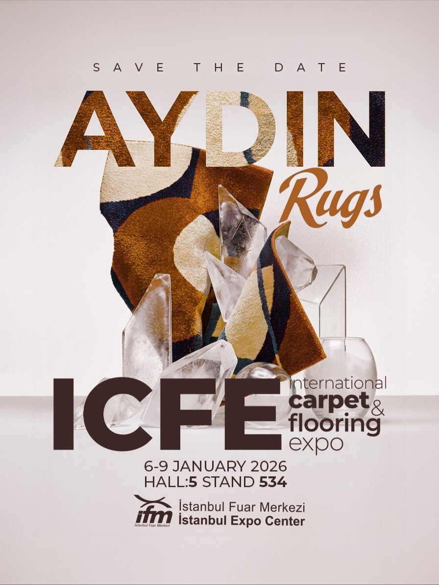 ☕️ Are you ready to discover our new collection, inspired by the warmest tones of coffee? We look forward to welcoming you at the Aydın Rugs stand, Hall 5, Stand 534, at the ICFE Carpet & Flooring Expo.
📅 January 6-9, 2026 📍 Istanbul Expo Center
#AydinRugs #ICFE2026 #CarpetExpo #FlooringDesign #IstanbulExpoCenter #CarpetShow #InteriorDesign #HomeDecor #NewCollection #YouAreInvited #ExpoInvitation
☕️ İlhamını kahvenin en sıcak tonlarından alan yeni koleksiyonumuzla tanışmaya hazır mısınız? Sizi ICFE Carpet & Flooring Expo’da, 5. Hall, 534 numaralı Aydın Rugs standında ağırlamaktan mutluluk duyarız.
📅 6-9 Ocak 2026 📍 İstanbul Fuar Merkezi
#AydınRugs #ICFE2026 #CarpetExpo #FlooringDesign #IstanbulFuarMerkezi #HalıFuarı #InteriorDesign #HomeDecor #YeniKoleksiyon #Davetlisiniz #FuarDavetiyesi