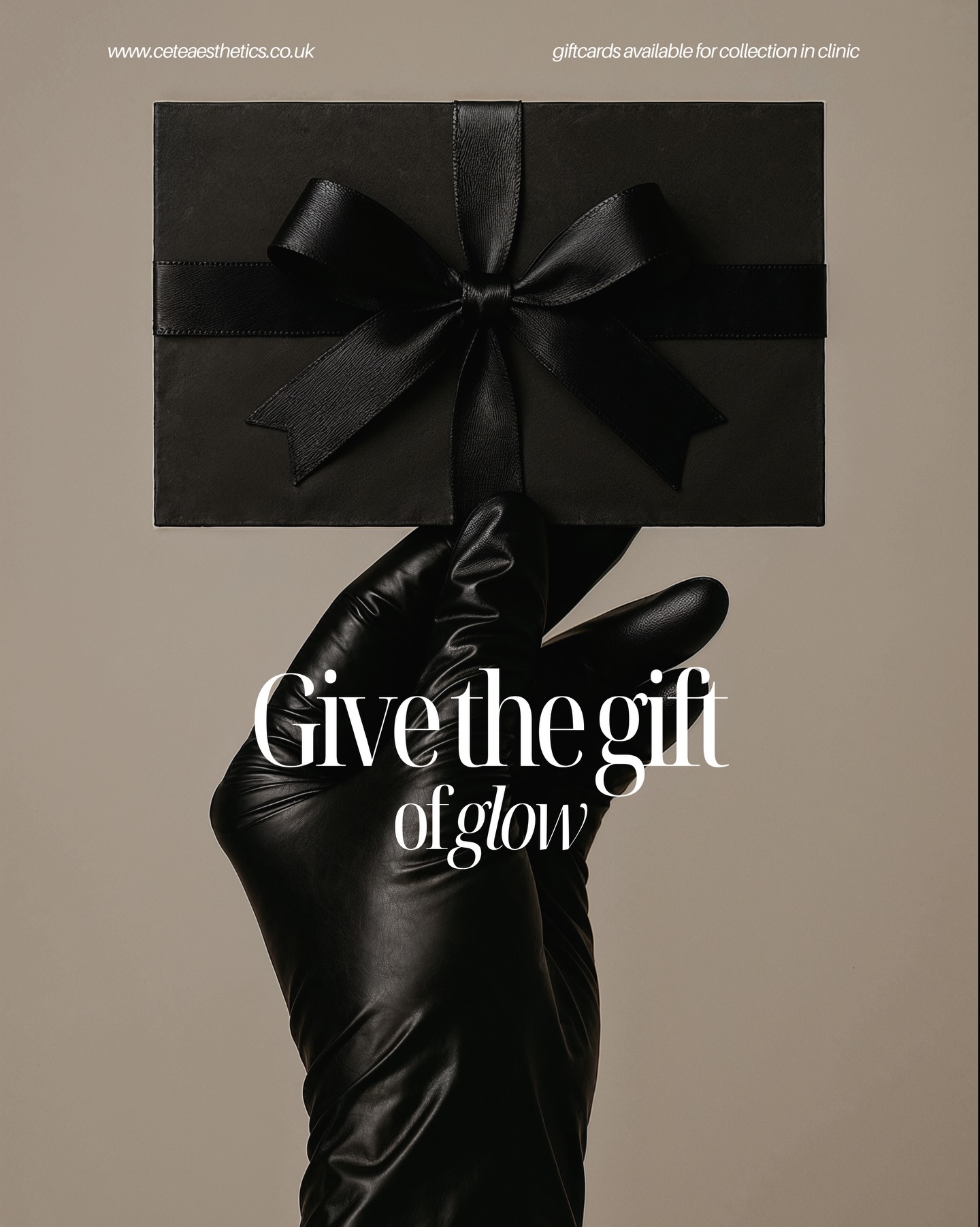 CeTe Christmas Gift Vouchers are here 🎄✨
Available to purchase on our website at www.ceteaesthetics.co.uk or collect in clinic
Redeemable on all treatments — the perfect stocking filler or thoughtful glow-up gift 🎁