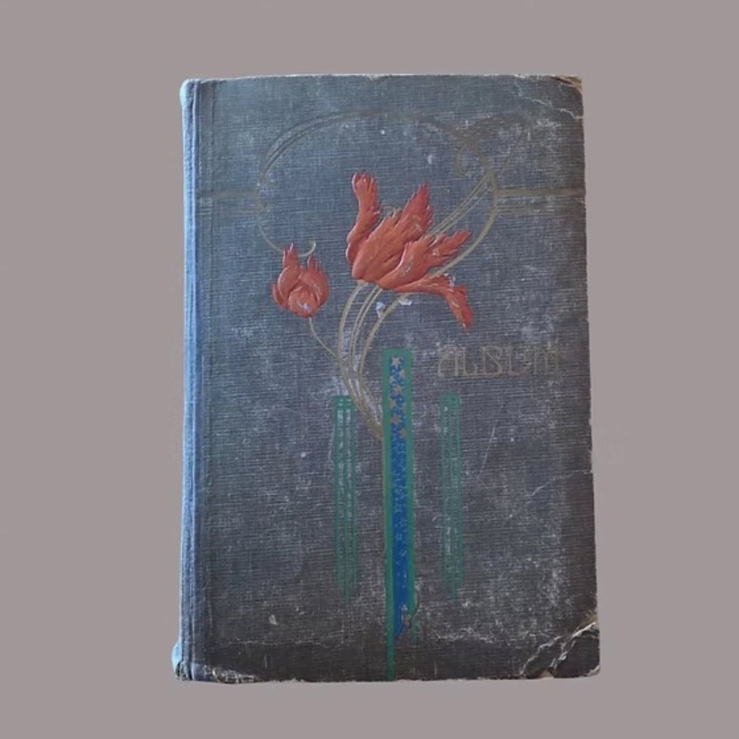 https://www.objetdart-stuff.co.uk/product-page/vintage-art-nouveau-deco-photo-album-floral-embossed-cover-c-1920s #artnouveau_photo