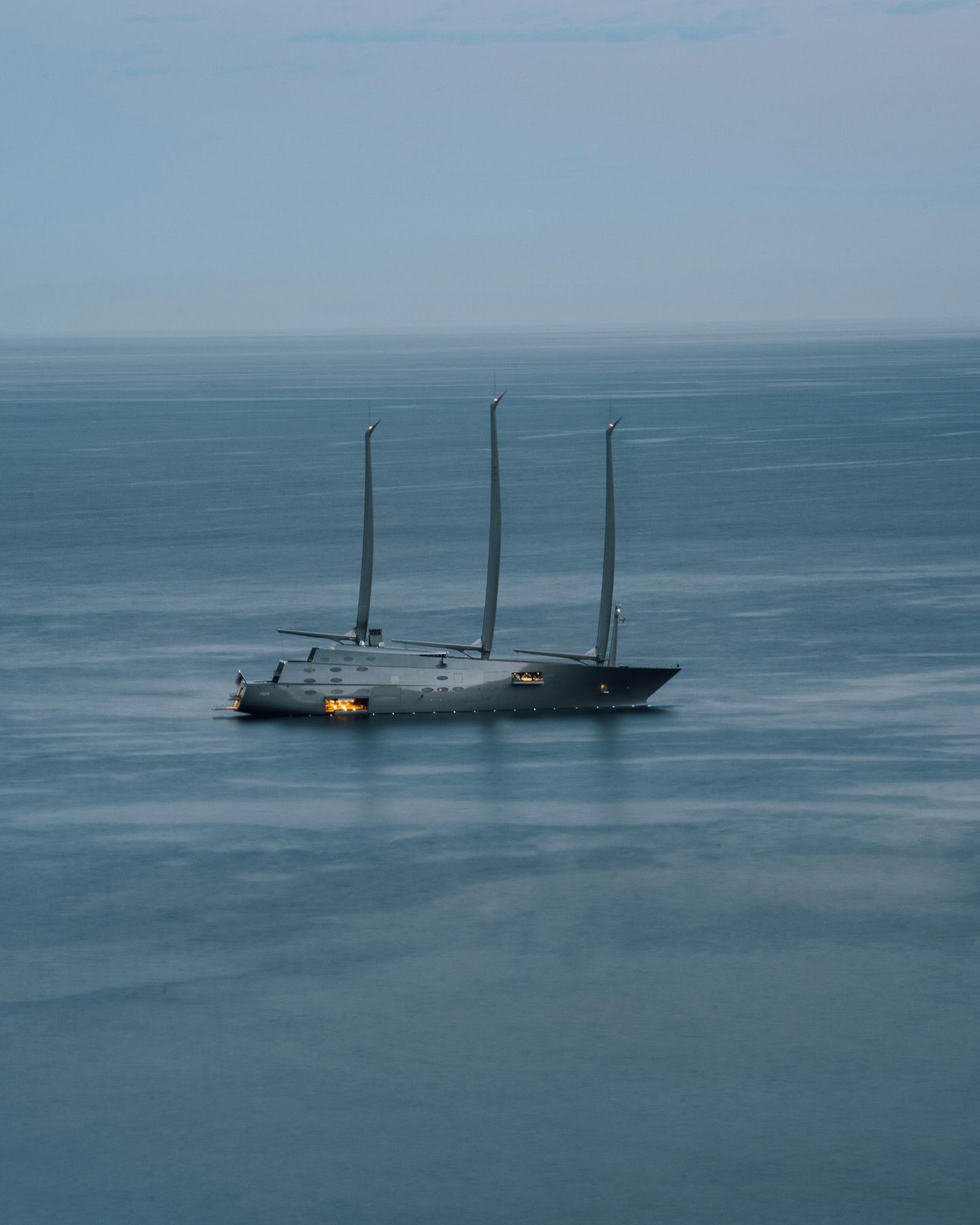 Sailing Yacht A: A Modern Icon
Sailing Yacht A remains one of the most recognisable superyachts ever built. Designed by Philippe Starck and delivered by Nobiskrug, it set new benchmarks with its futuristic profile, advanced composites, and some of the tallest masts ever placed on a private vessel. Its hybrid systems and automated sail technology made it a milestone for large sail-assisted yachts and a reference point in modern yacht innovation.
Photo: Daniel Minarik