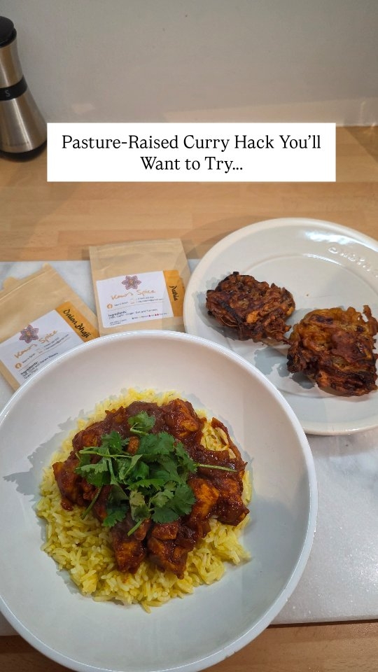 โจ PastureโRaised Curry Hack Youโll Want to Try โจ
Love our chicken? Love a good curry? ๐
Then we've got the perfect recipe for you!
Weโve taken our own pasture raised chicken breast and paired it with spice blends from @kaursspice to cook up a chicken Pathia, paired with fresh onion bhajis ๐ง
Kaur' Spice is a local business dedicated to bringing the real taste of Indian food to your kitchen. No supermarket jars, just authentic flavors made simple.
Their perfectly measured spice bags make cooking curries like Butter Chicken, Dhansak, Rogan Josh, and more easy and approachable. All you need are a few basics and youโre on your way to a homeโcooked curry that tastes like it came straight from the heart.
We can honestly say this was one of the best curries weโve ever tasted. It was bursting with freshness, layered with incredible flavour, and balanced with just the right level of spice. What really stood out was how clean and wholesome it felt, none of the heavy, oily texture you sometimes get with curry โญ๏ธโญ๏ธโญ๏ธโญ๏ธโญ๏ธ
Weโre not affiliated, just proud to support quality local businesses that pair beautifully with our pastureโraised chicken. ๐๐ฒ
๐ Ready to taste the difference? Try this hack for yourself and let us know which curry youโd cook first!
(๐๐ฉ๐ข๐ซ๐ช ๐ฎ๐ช๐น ๐จ๐ช๐ง๐ต๐ฆ๐ฅ)
#PastureRaisedChicken
#OrganicPastureRaised
#PastureRaisedGoodness
#AuthenticCurryVibes
#SupportLocalFlavors