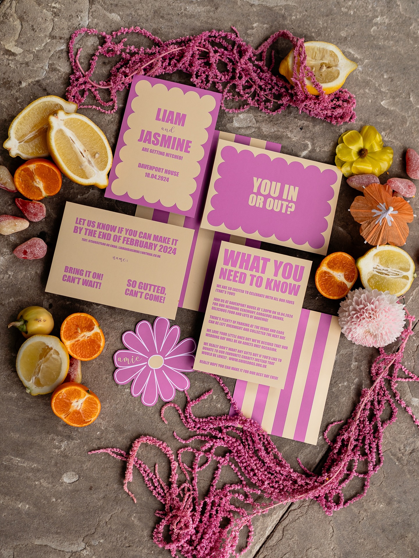 Proof that you can add personality to a more traditional venue + it will look just as epic as you imagined 💛🩷
The most amazing team :
Venue: @davenporthouse
Photographer @stephbuttphotography
Styling @randrweddingsandevents
Florist @bushflorals
Stationery: @sundownpaper
Cake: daisy_and_fred
Models: @jasmineandliam_
Pinyata: @pinyatay
Dress and coloured veils: @beyondtheveilboutique
Hair: @sf_hairstylist
Makeup: @chloemccallmua
Place cards and Coasters: @bluebyyoustudio
Audio Guestbook: @ijustcalledtosay_
Car: @mfear18
Jewellery: @victorialouiseaccessories
Veils: @rebeccaannedesigns
.
.
.
#colourfulwedding #onthedaystationery #weddinginvites