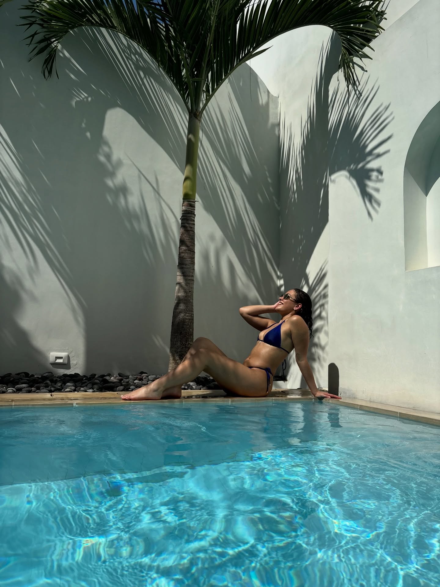 The ultimate vacation bikini 🌸🥭🍋🟩