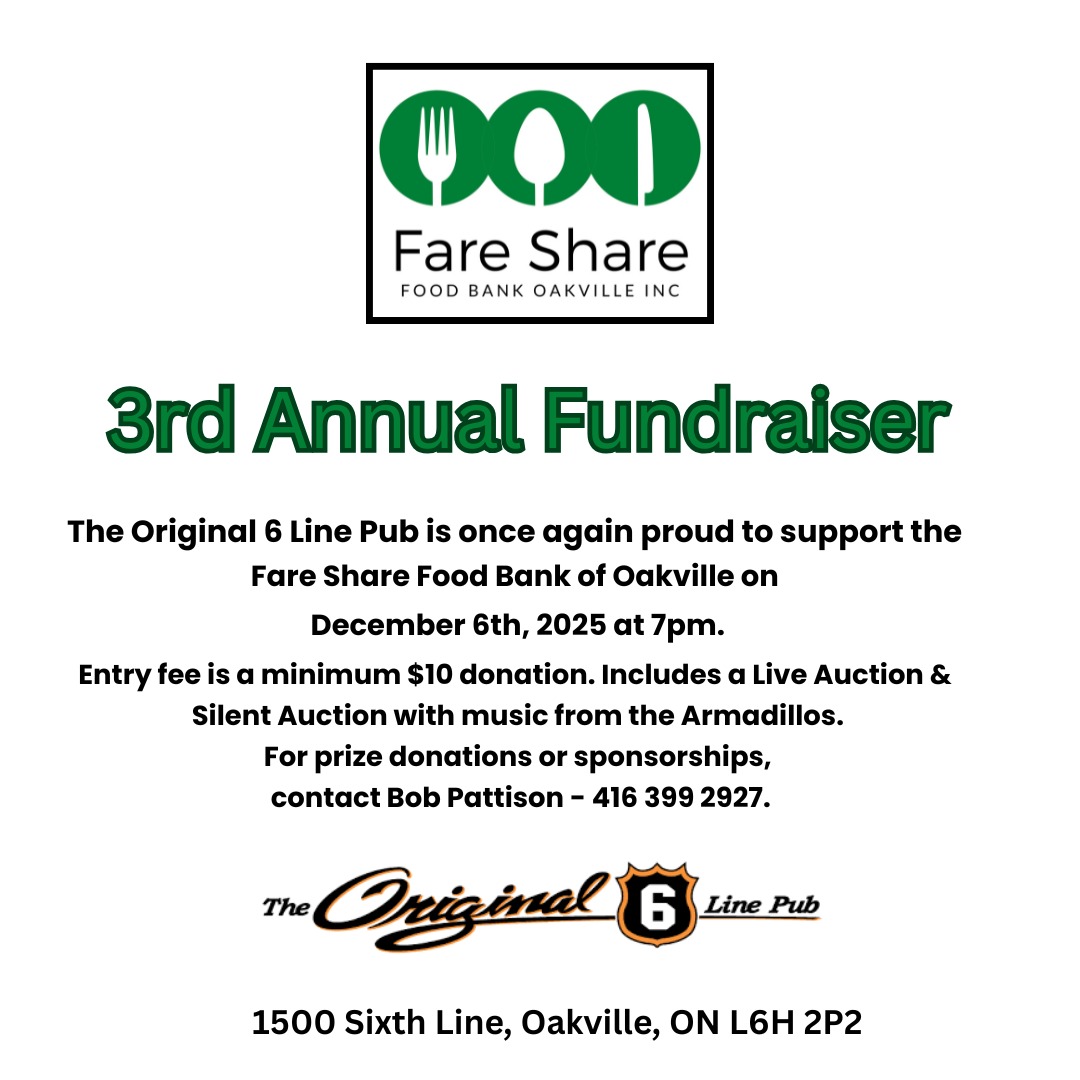Delighted to be part of organizing this with a great team of people who care. Please come along or show your support by donating anything you can, prizes or donations. Thank you. #fareshare #original6thlinepub