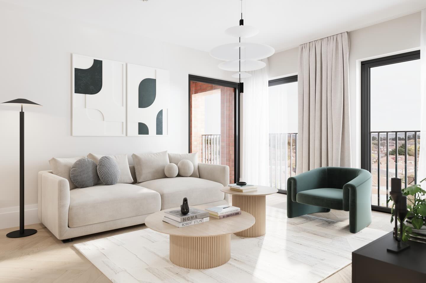 Thirteen homes. One timeless design language.
Herringbone floors, full-height windows and contemporary kitchens with brass detailing - crafted for modern West London living.
W Broadway – coming soon.