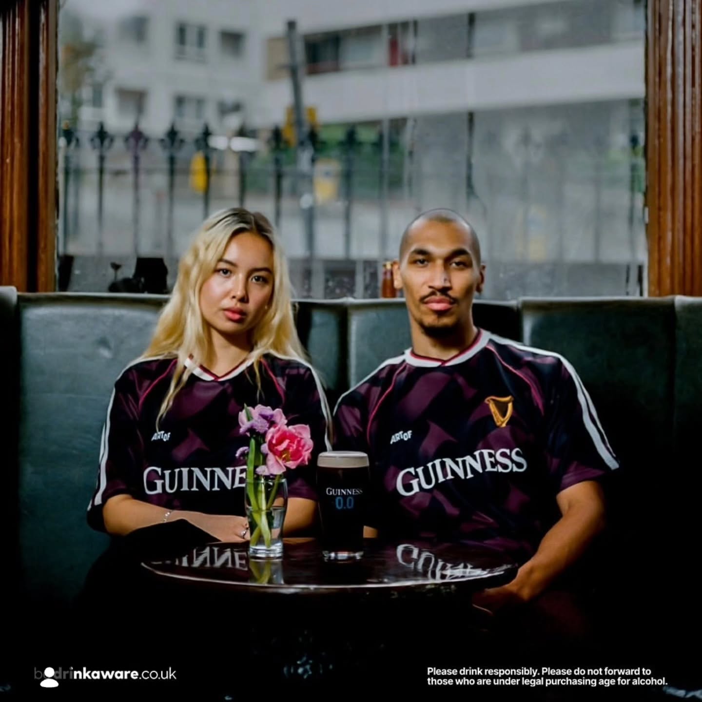 With our friends @art_of for the latest @guinness clothing collaboration. Nice pints, huh? 😉 #flightcasebars #skehans #guinness #artoffootball