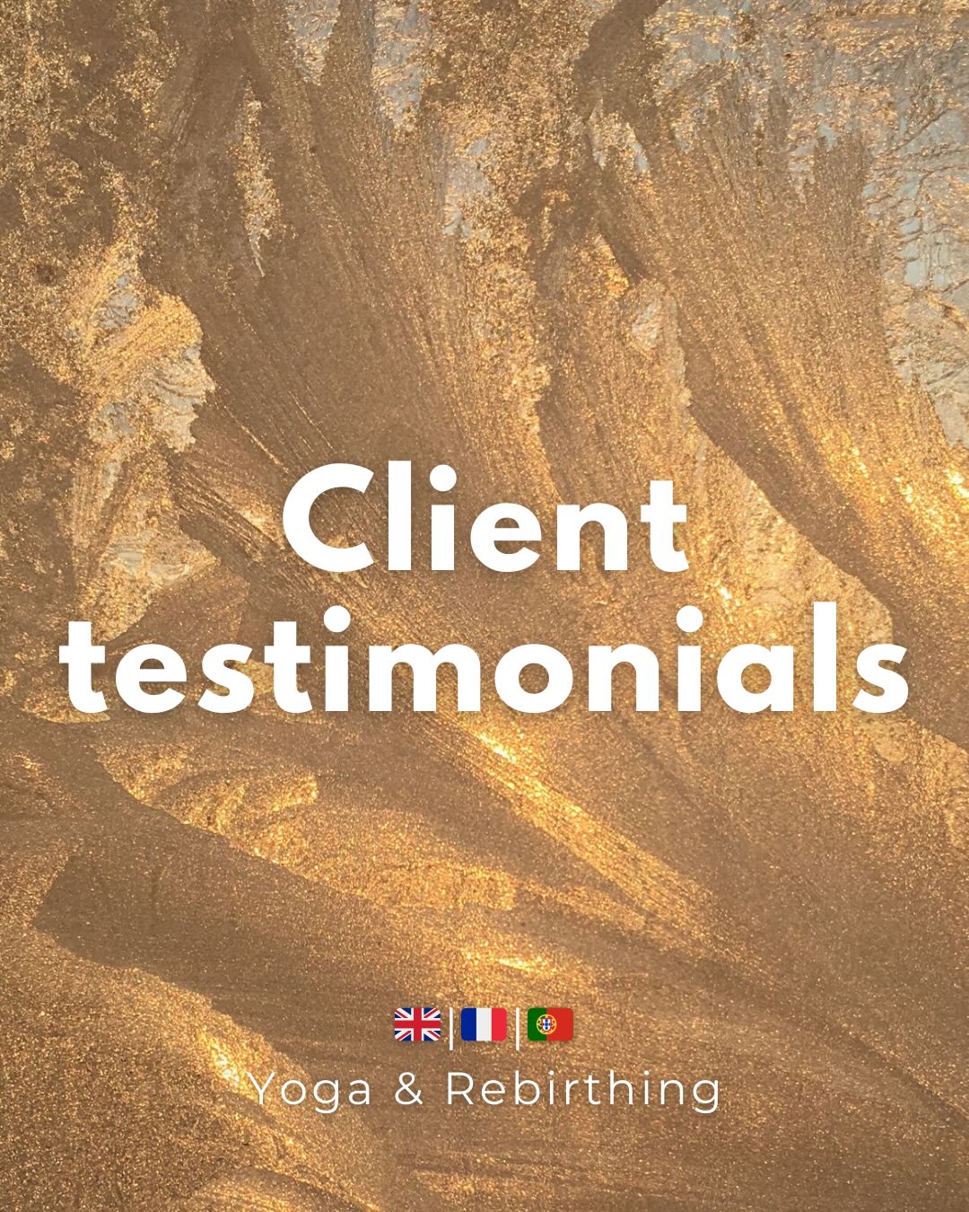 Holding space is a privilege.
Grateful for every soul who crosses my path.
Here are a few words shared by clients about their journey through Yoga & Rebirthing.
Thank you for your trust, presence, and openness. 🤍