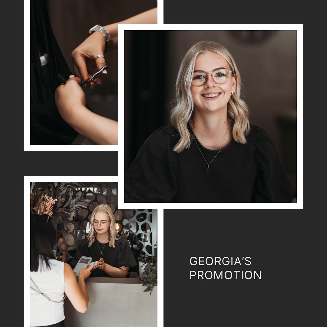 Our lovely Georgia has earnt a very much deserved promotion 🥰
We are so excited for her, Georgia has been with us since she trained as an assistant stylist and she has flourished into an incredible stylist. Her busy column speaks volumes to that. We know you’ll all join us in congratulating her and support her in her new position 🩷
Well done G x
