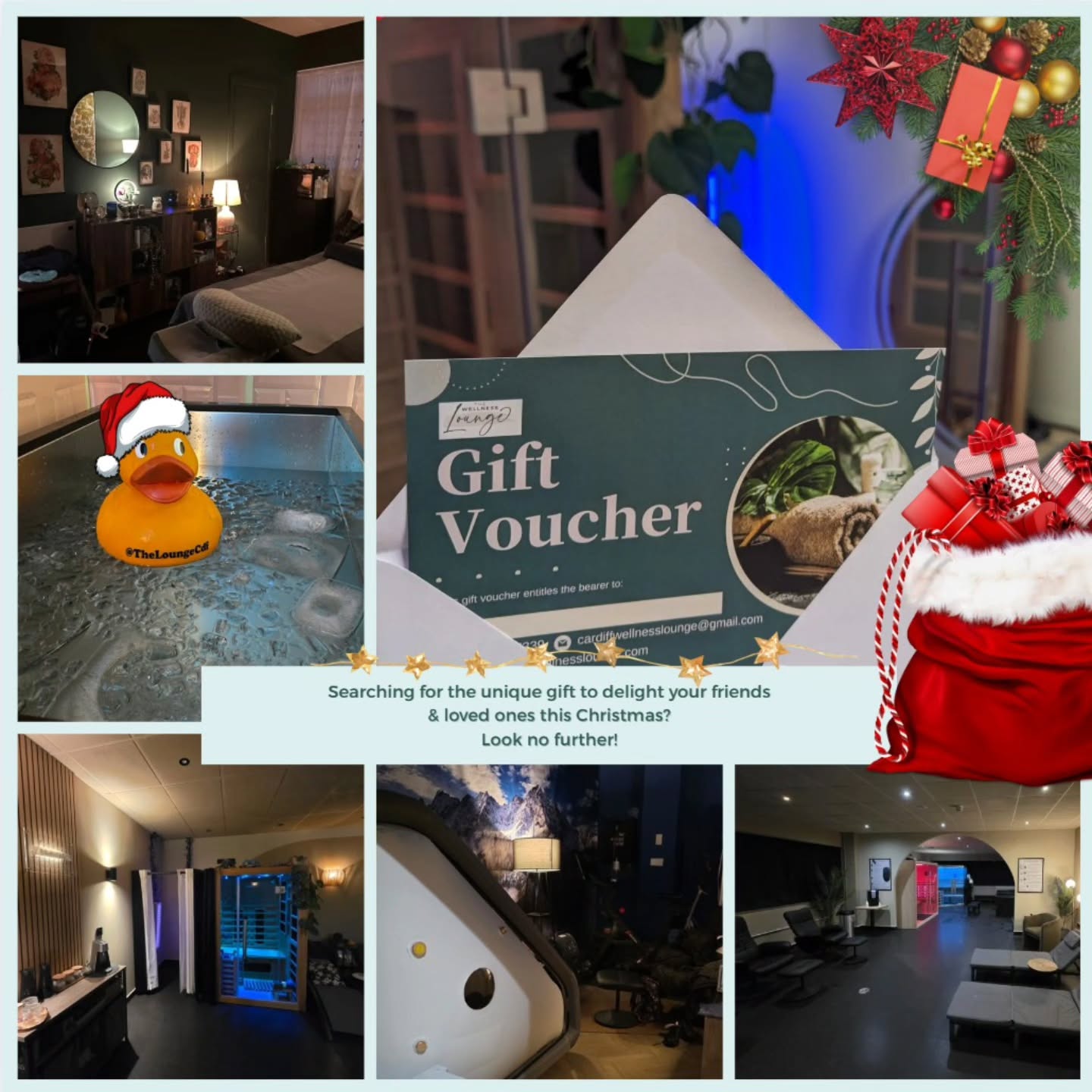 🎄✨ Give the Gift of Wellness This Christmas ✨🎄
Looking for a meaningful, feel-good present this year? Our Cardiff Wellness Lounge Gift Vouchers make the perfect Christmas gift — thoughtful, versatile and guaranteed to make someone’s day.
Choose from any of our wellness experiences:
💆♀️ Massages & Rituals
❄️ Contrast Lounge Sessions
🔥 Private Recovery Lounge Hire
🌬️ HBOT, EWOT & Altitude Therapy
🦵 Pressotherapy
☕ Café Drinks & Treats
…and more.
You can buy digital vouchers instantly on our website or pick up a beautiful paper gift card in person at the Lounge.
Whether they need relaxation, recovery or a little luxury, give them a gift that truly supports their wellbeing. 💚
Gift wellness. Gift calm. Gift Cardiff Wellness Lounge.
Link in bio.
#CardiffWellnessLounge #ChristmasGiftIdeas #WellnessGifts #DigitalVouchers #CardiffGifts
