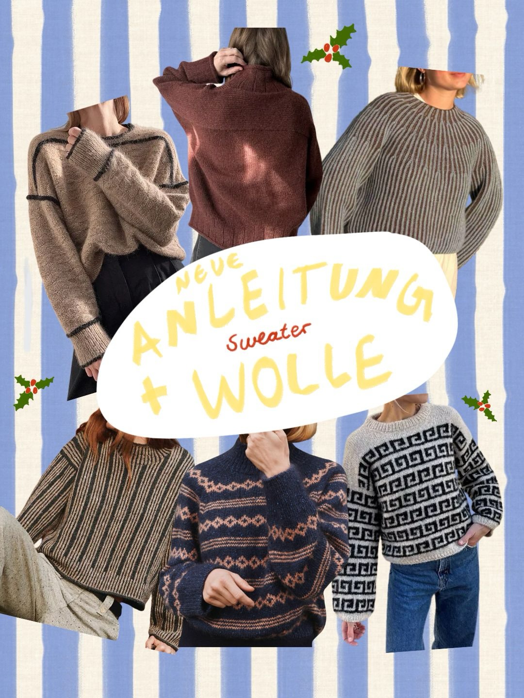 Wir haben sechs Sweater-Anleitungen für euch gesammelt, die gerade frisch veröffentlicht wurden und euch hoffentlich inspirieren. 🤩
Wir lieben die Designs und freuen uns über jedes neue Winterprojekt, das auf euren Nadeln entsteht.
Viel Spaß beim Stricken! 🧶
Anleitungen:
1. Zoe Loop von @otherloops
2. Air Sweater von @ozetta
3. CPH Sweater von @lesfillesducoeur
4. Edda Sweater von @hannerimmen
5. Mikala Sweater von @leneholmesamsoe
6. Athene Sweater von @petiteknit