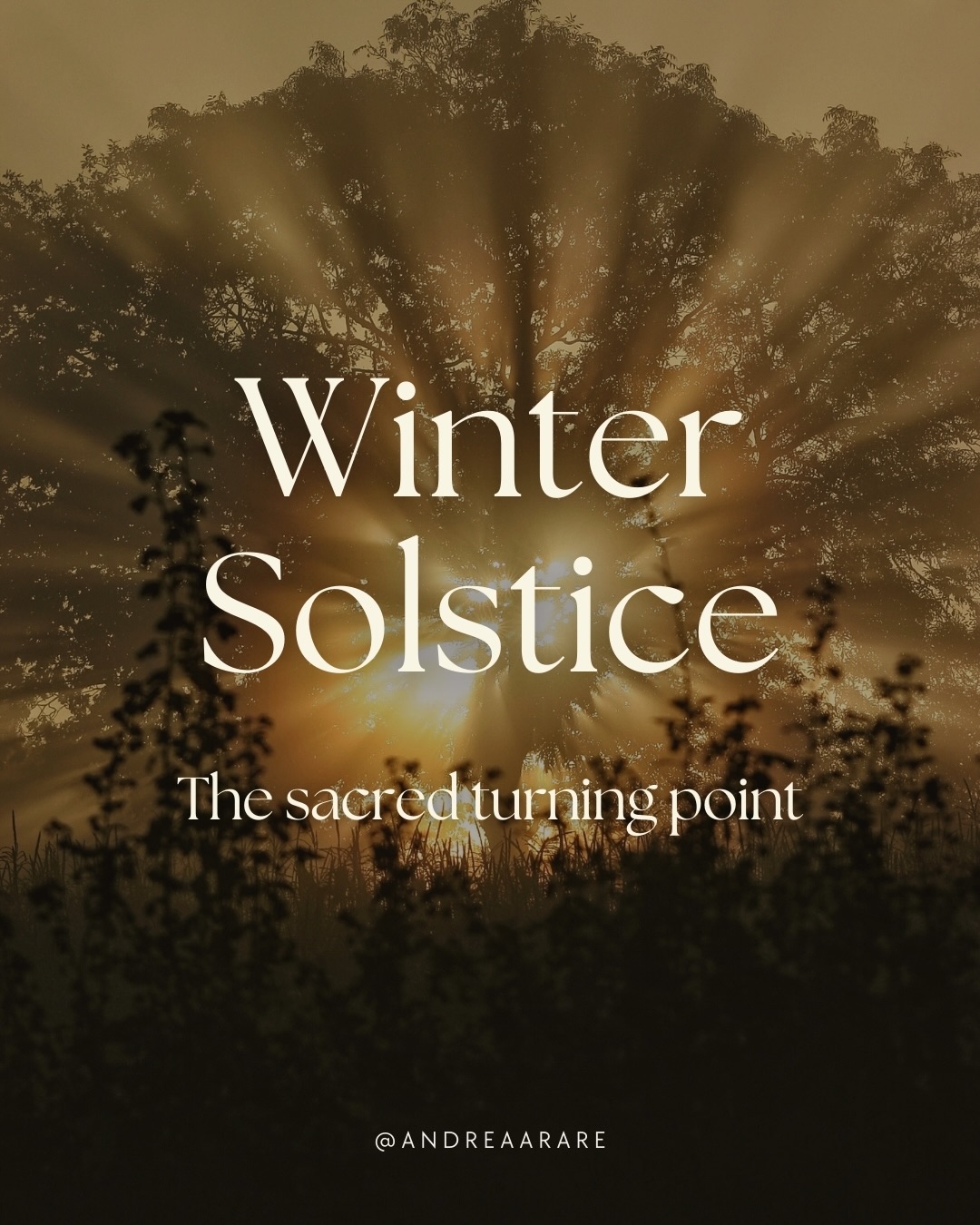 Winter Solstice reminds us:
In the darkest moments,
the light is reborn.
And within us, too
a new cycle quietly begins.
Swipe to learn more about this sacred turning point ❄️
#wintersolstice #solstice #wheeloftheyear #cyclicalliving