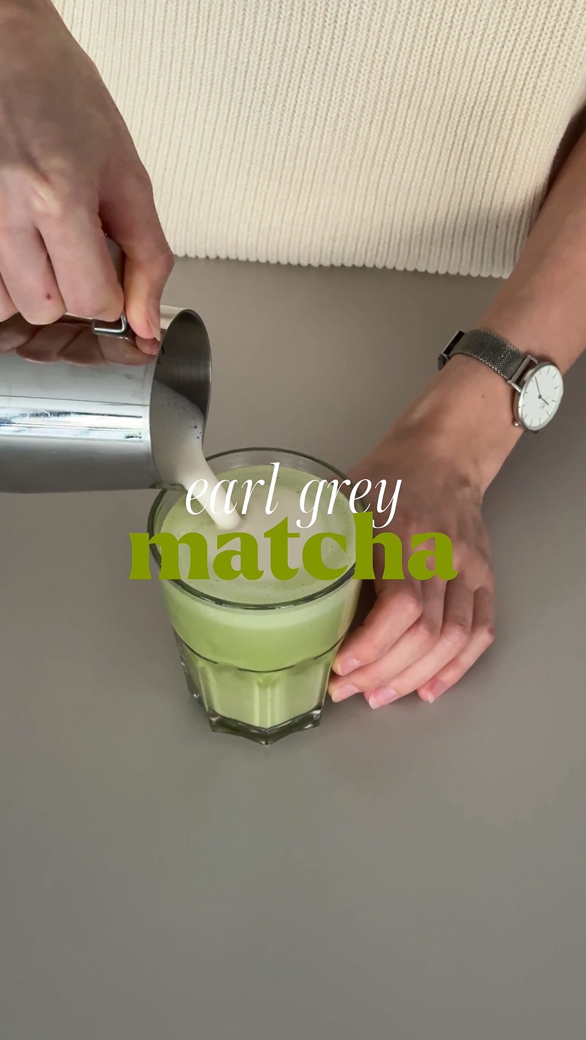 seasonal drinks series: meet our earl grey matcha 🍵🌟