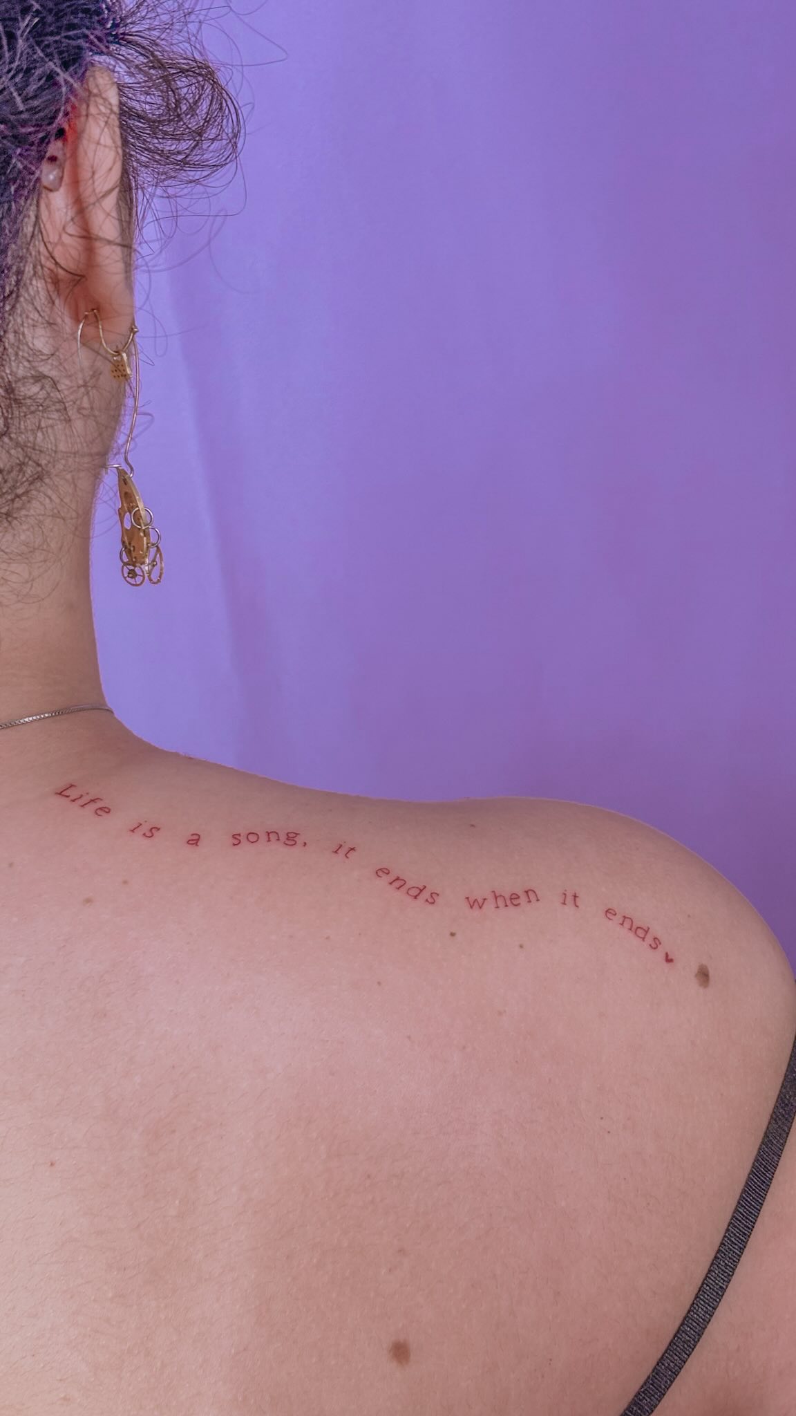 🎶 Life is a song, it ends when it ends 💕
Mais swiftie tattoos disponíveis nos destaques!