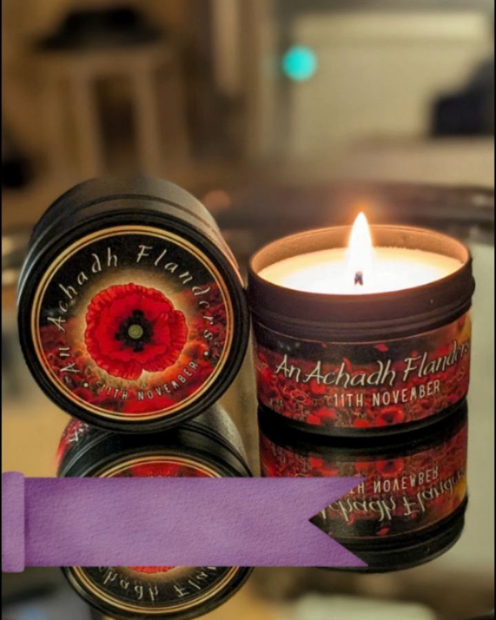 I have worked with the marvellous Mags from @lewiscandleco for years, designing various labels for different events & I think this is one of my favourites yet 🏵️
These were made for an event which honoured WW1 poet, John Macrae & his timeless poem 'In Flanders Fields'. The event debuted a Scottish Gaelic interpretation of the poem; 'An Achadh Flanders 🏴
Lewis Candle Co were asked to developed these beautiful commemorative candles for those attending the event.
They turned out beautifully thanks to @stornowaymediacentre ❤️