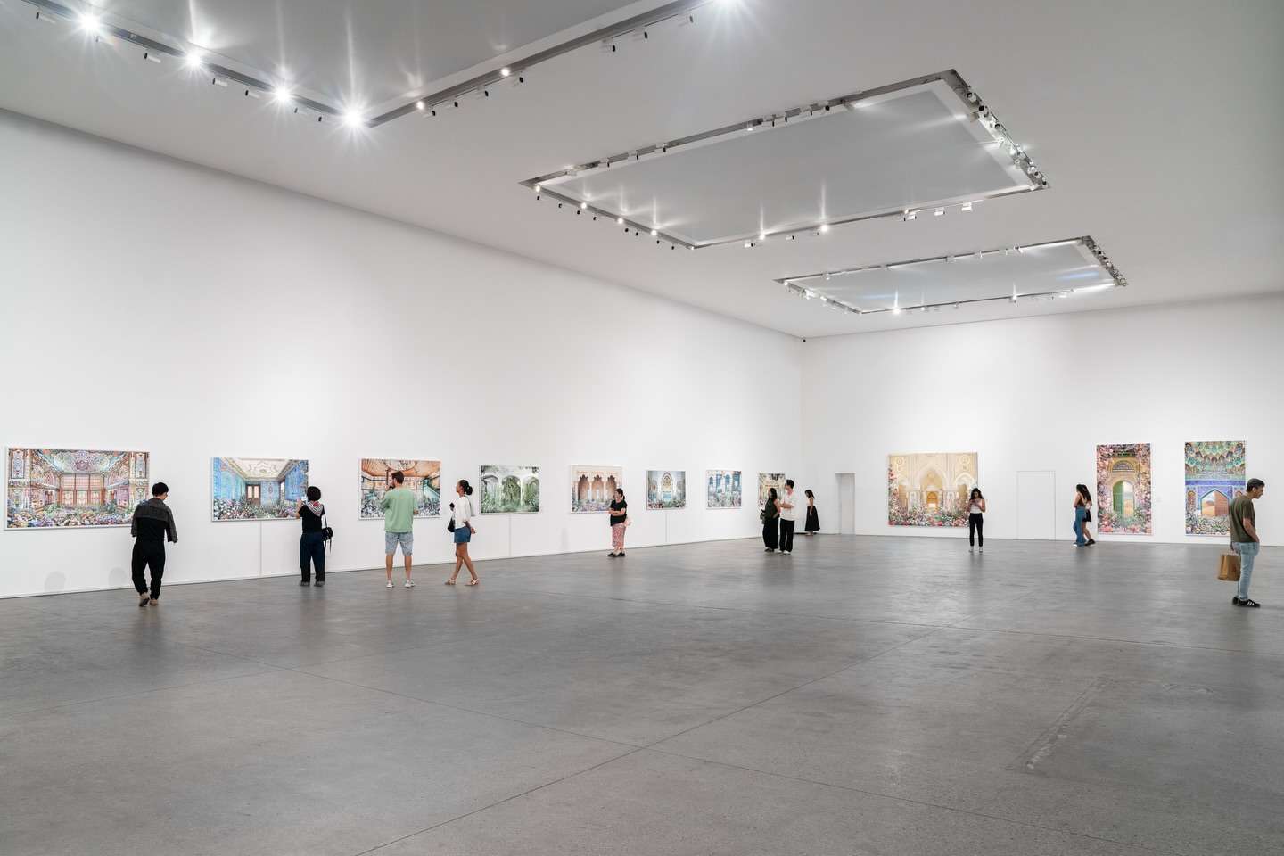 The Wild Within at @leilahellergallery
Every day there are many visitors from all backgrounds, finding strong personal connections with the artwork.
The exhibition features both motion artworks on screens as well as archival pigment prints.
At this large scale, every texture and detail becomes visible.
It’s a pleasure to welcome viewers as they immerse themselves in the work, and to respond to their curiosity about the themes, concepts, and the process of exhibiting and collecting digital art.