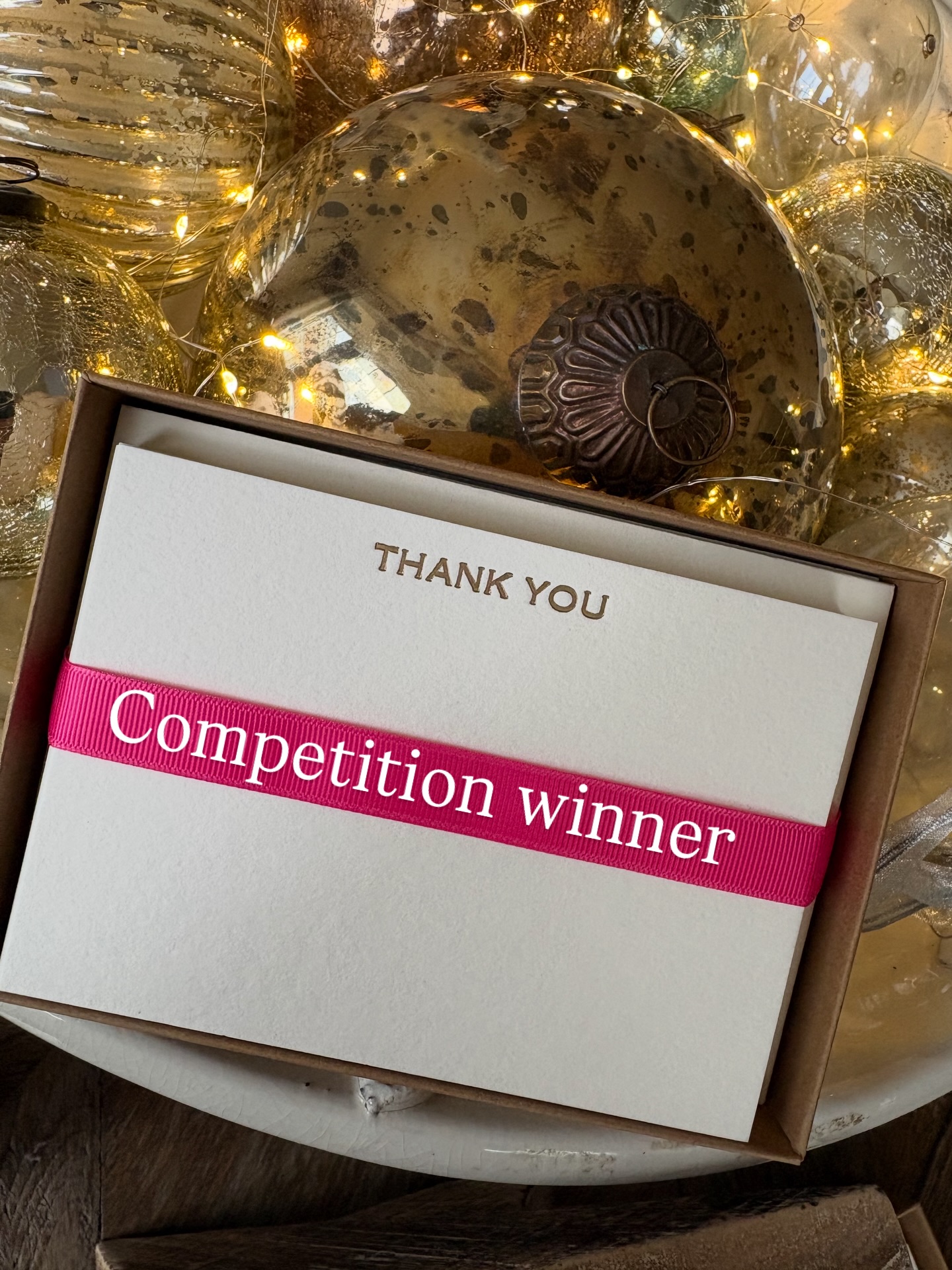 I have chosen one lucky follower at random to win £50 of stationery, and sent a DM to let them know.
Please check your inbox to see if it’s you.
Thank you to everyone who follows me, and to all of you who’ve liked and commented on my posts this year.
Please keep following and keep an eye out for some new year offers.
Happy Christmas - Claire x