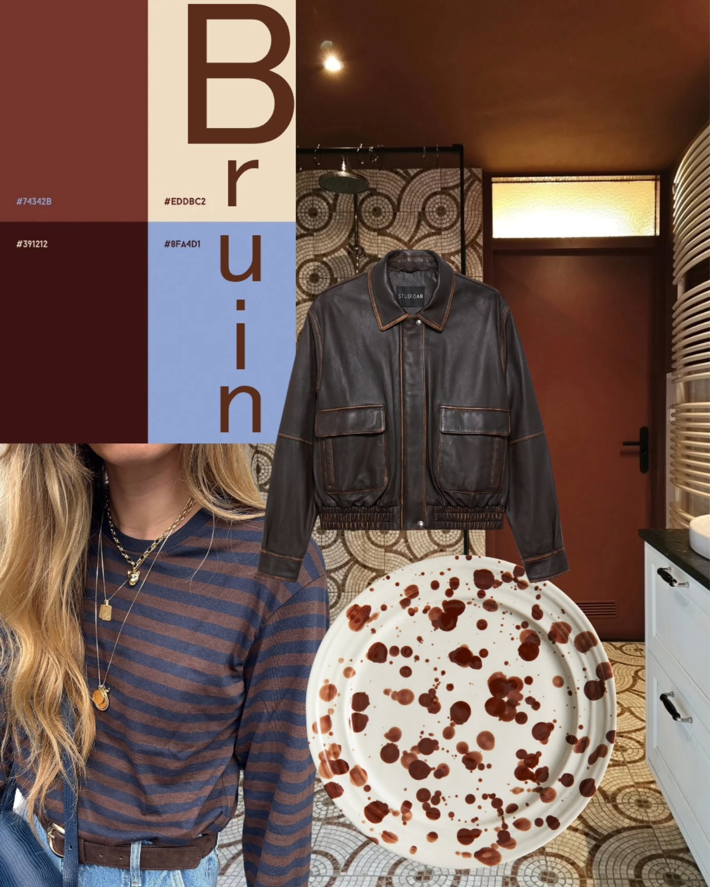 BRUIN ▪︎ een ode!
Ik ben fan van bruin. Momenteel zie je het veel en dat vind ik helemaal prima. Qua kleding is bruin mijn vervanger voor zwart. Zo heb ik laatst dit leren jack gekocht: wat mij betreft een basisstuk dat bij alles past. Het shirt hangt ook in mijn kast: de combi bruin-blauw (zowel licht als donker) vind ik 🤩
De bruintrend zie je ook in interieurs en zeker nu de winter bijna officieel begint, vind ik zo'n warme deken een heel goed idee. Ik paste 'm zelf toe in onze badkamer die je op de achtergrond ziet🤎 Zo knus! En een andere favoriet van mij: het gespikkelde bord dat je hier ziet. We hebben acht stuks en geen een is hetzelfde. Gezellig tafelen😃
Hoe is jouw relatie met bruin?😄 Is het een kleur die veel terugkomt in je kledingkast/interieur?
#mijnfavoriet #kleurinspiratie #bruin #trending #wintermood @touchinterieur @advent_touchinterieur