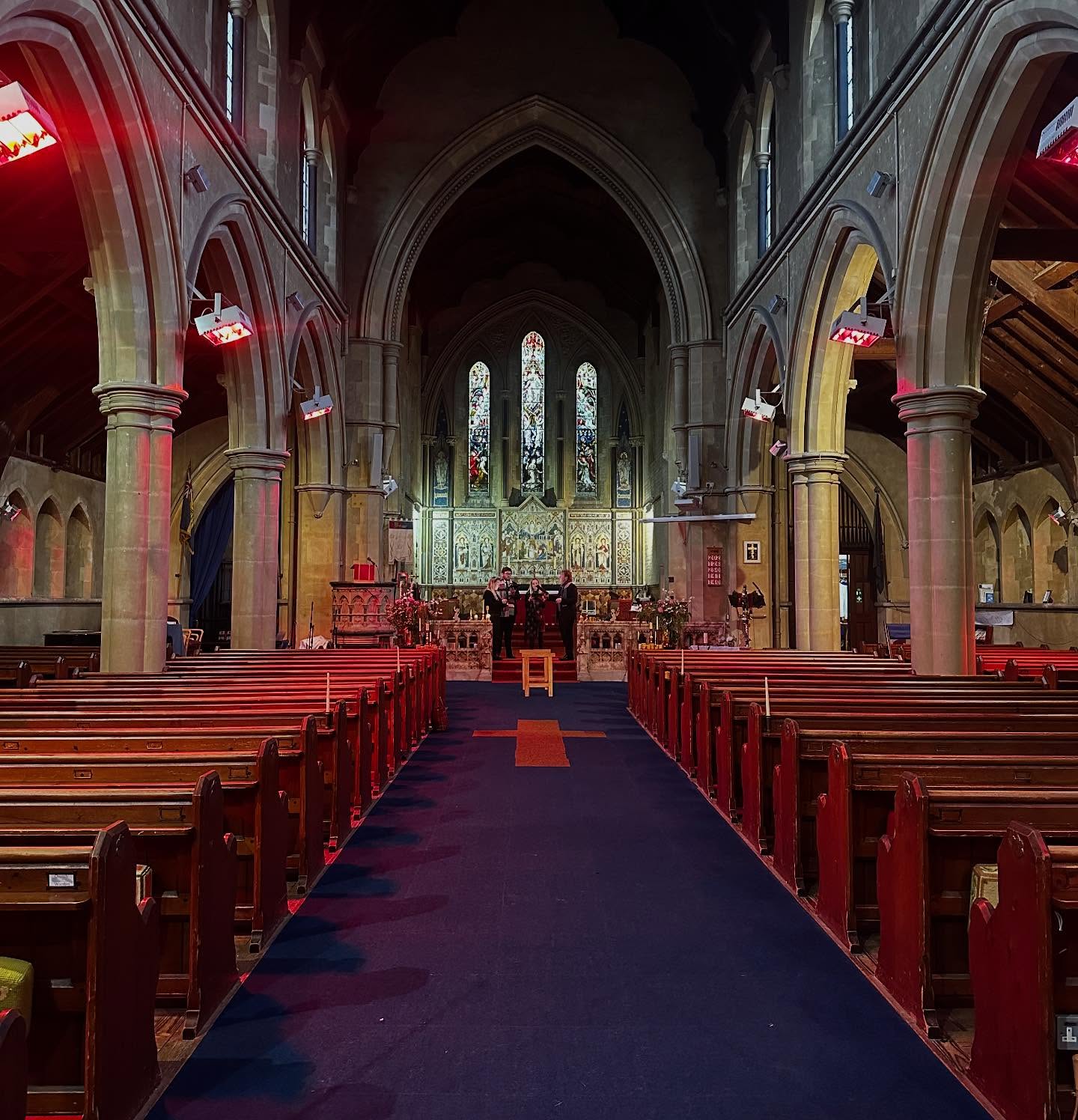 Yesterday I had the privilege to lead a service alongside the Reverend Canon Seth Cooper at St Mary’s Church in Walmer. Four singers from @recordare_choir sang beautifully, the church was lit with candles, and the service was meaningful and quite glorious. It was wonderful.