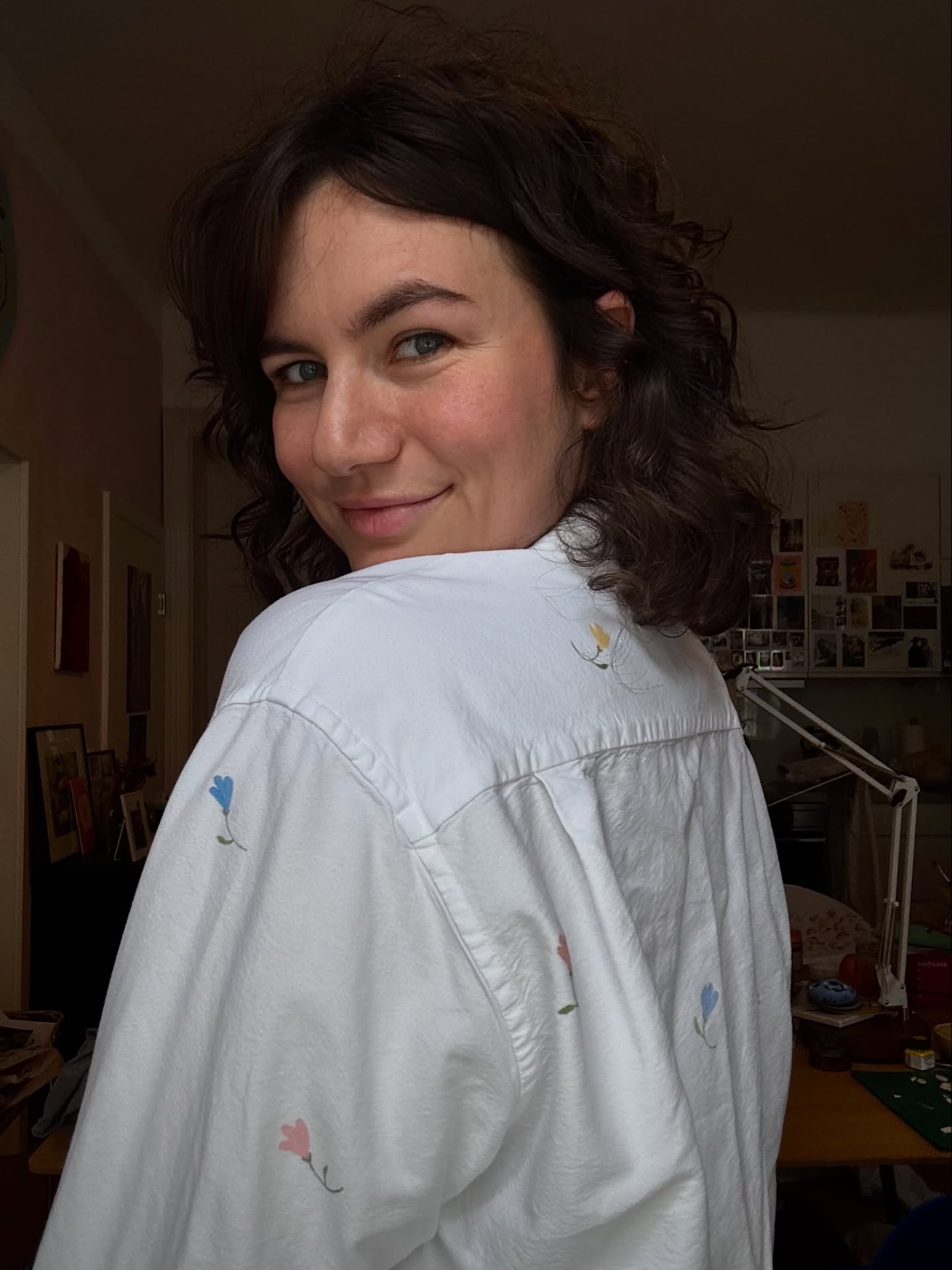 i painted my shirt and now i’m in love 🌸✨💕
#artist #handpainted #fitcheck