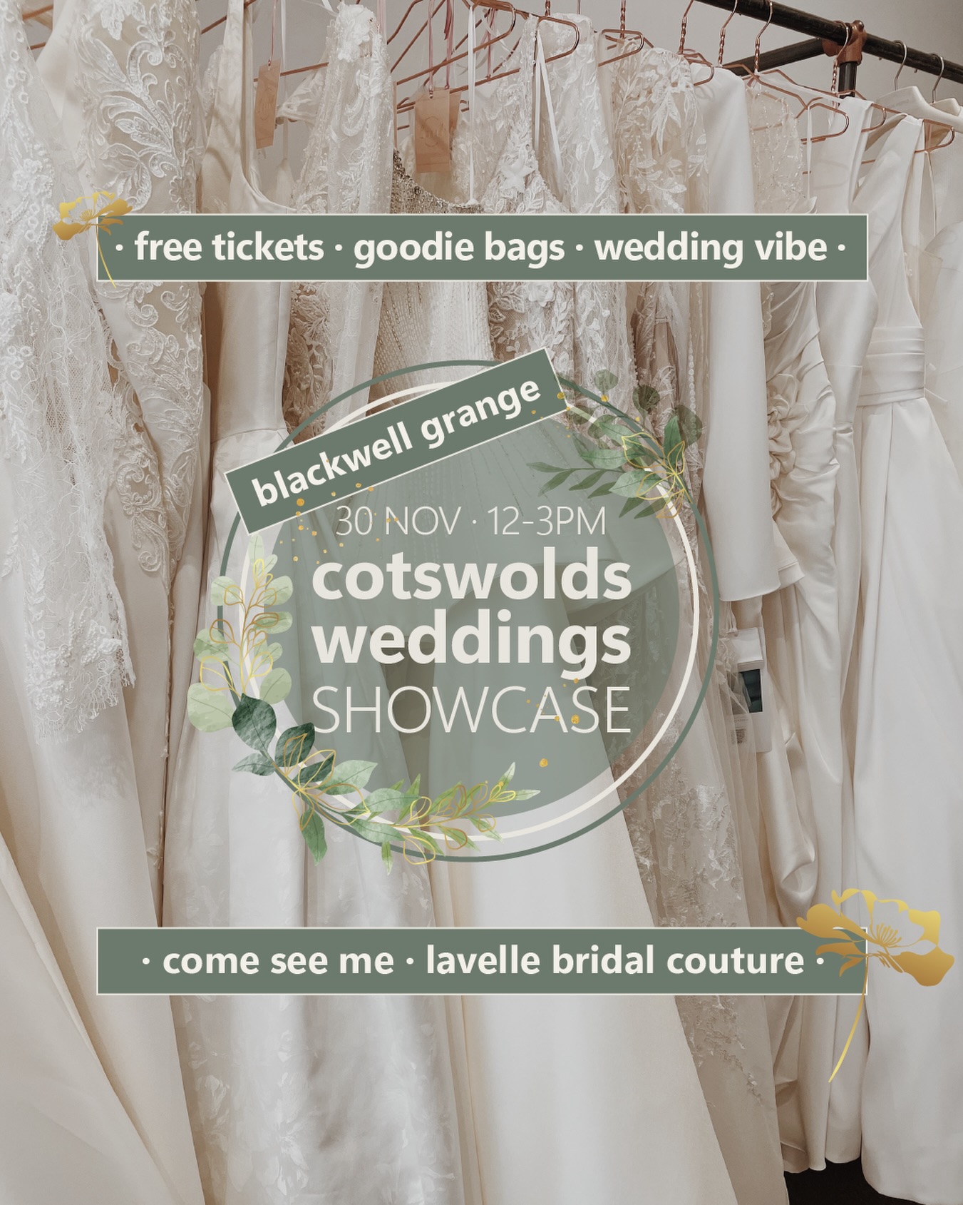 This weekend ✨
Come down to @blackwellgrange and meet me and a whole host of other fabulous wedding suppliers at the @cotswolds.weddings showcase.
Blackwell Grange is not in not a fabulous venue, you’ll get to meet so many amazing suppliers and there are fab goodie bags for you and your partner to take home 💗
#cotswoldwedding #cotswoldweddingshowcase #blackwellgrange #weddingdress #weddingdressinspo