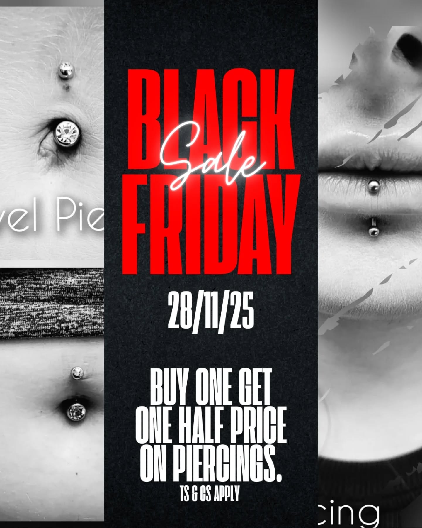 🔥🖤 BLACK FRIDAY HAS LANDED AT @sixthcircle_tattoo_lounge 🖤🔥
And they are dropping some absolute fire offers you do NOT want to miss…
✨ TODAY ONLY: 28/11/2025
⚡ Buy 1 Piercing, Get 1 Half Price
Piercings must be done on the same person, perfect time to level up your look.
🖤 Tiny Tattoo Deal:
Choose ANY 2 of @gems_tattoos Tiny Tattoo Designs for £50 and get the 3rd COMPLETELY FREE!
You can buy the deal today and book your tattoos for a later date, all 3 pieces must be on the same person.
This is a one-day-only Black Friday drop… once it’s gone, it’s gone. 👀🔥
📍 Sixth Circle Tattoo and Body Piercing Lounge
#sixthcircletattoo #BlackFridayDeals #piercingoffer #tinytattoos #welwyngardencity #WGC #supportlocal