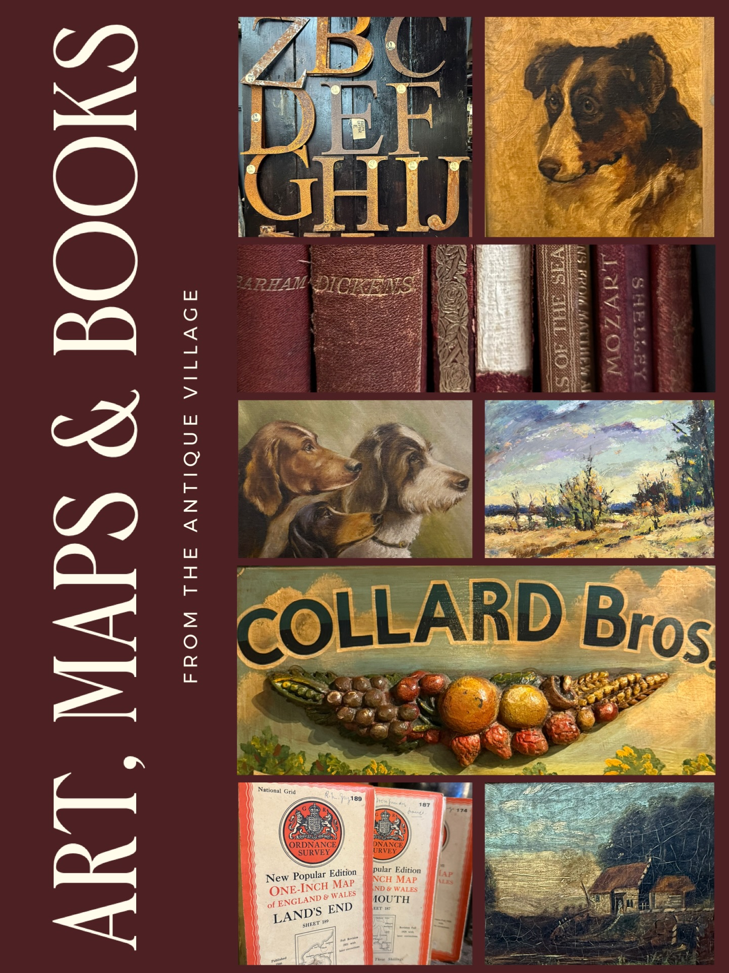 Art, maps & books to get lost in
Sometimes the best finds aren’t rushed. They’re discovered slowly — a beautifully illustrated book, a timeworn map, a piece of art that sparks curiosity or tells a story.
Our dealers have a wonderful selection of art, vintage maps and books to browse at your own pace. Perfect for quiet moments, thoughtful gifts, or simply adding a touch of character to your home.
Take your time. Turn the pages. Let something catch your eye.
www.theantiquevillage.co.uk
#theantiquevillage #AntiquesAndVintage
#ChristmasGifts #artwork #antiquepictures
#ShopLocal #IndependentRetail #maps #vintagemaps #vintagebooks
#AntiqueLovers #art #homedecor #wallart #vintage #antiques #antiquedealer