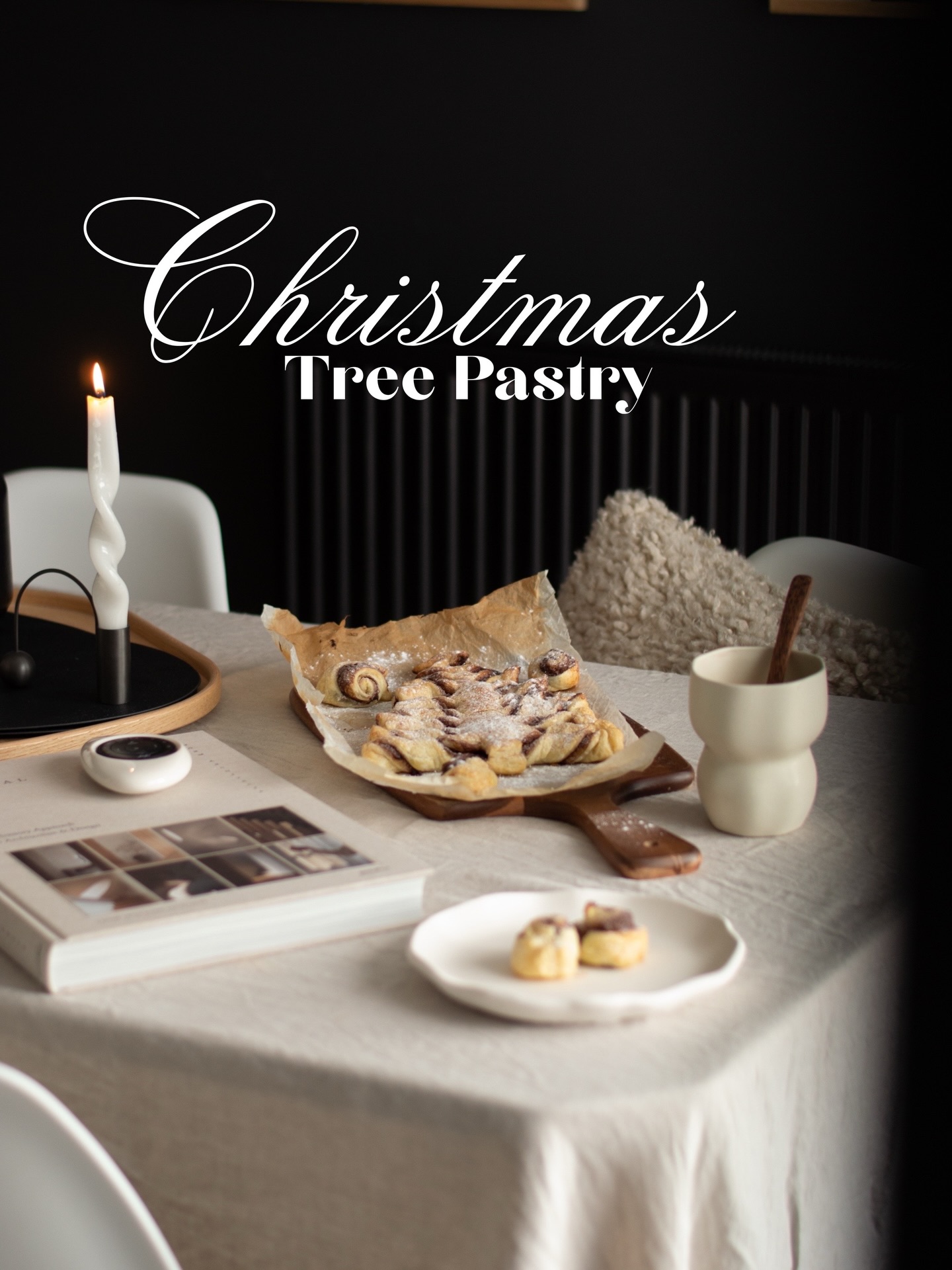 It’s an oldie but a goldie!! 🌲🤎
My favourite Christmas Tree Pastry 🥮
You can see our old black dining space 👀
Ingredients:
2 x 320g @jus_rol Chilled Ready Rolled Puff Pastry Sheets
4 tablespoons chocolate-hazelnut spread
Cinnamon to taste
1 egg, beaten
Icing sugar, for dusting
It’s so delicious fresh out the oven and our go to festive dessert/ breakfast snack 😂
Right, now to get on with our painting…
Have a great weekend!!
Love,
Nicola & Vicki xx
Christmas | Christmas Tree Pastry 🥮 | #christmaspastry #christmastreepastry #christmasdecor #festivebaking | Japandi | Warm Minimalism |