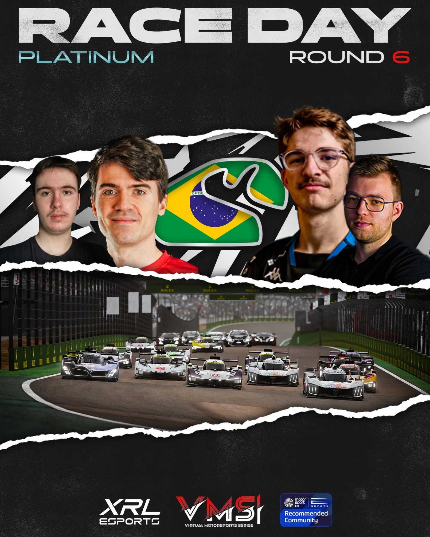 The stage is set for the final round of the Virtual Motorsport Series on @lemansultimate with 5 drivers in contention for the Hypercar title and 2 drivers for the LMGT3 title.
Tune in at 18:25 GMT to catch all the action
Design by: @design.mmn
#lemansultimate
#lmu #hypercar #esports #gt3