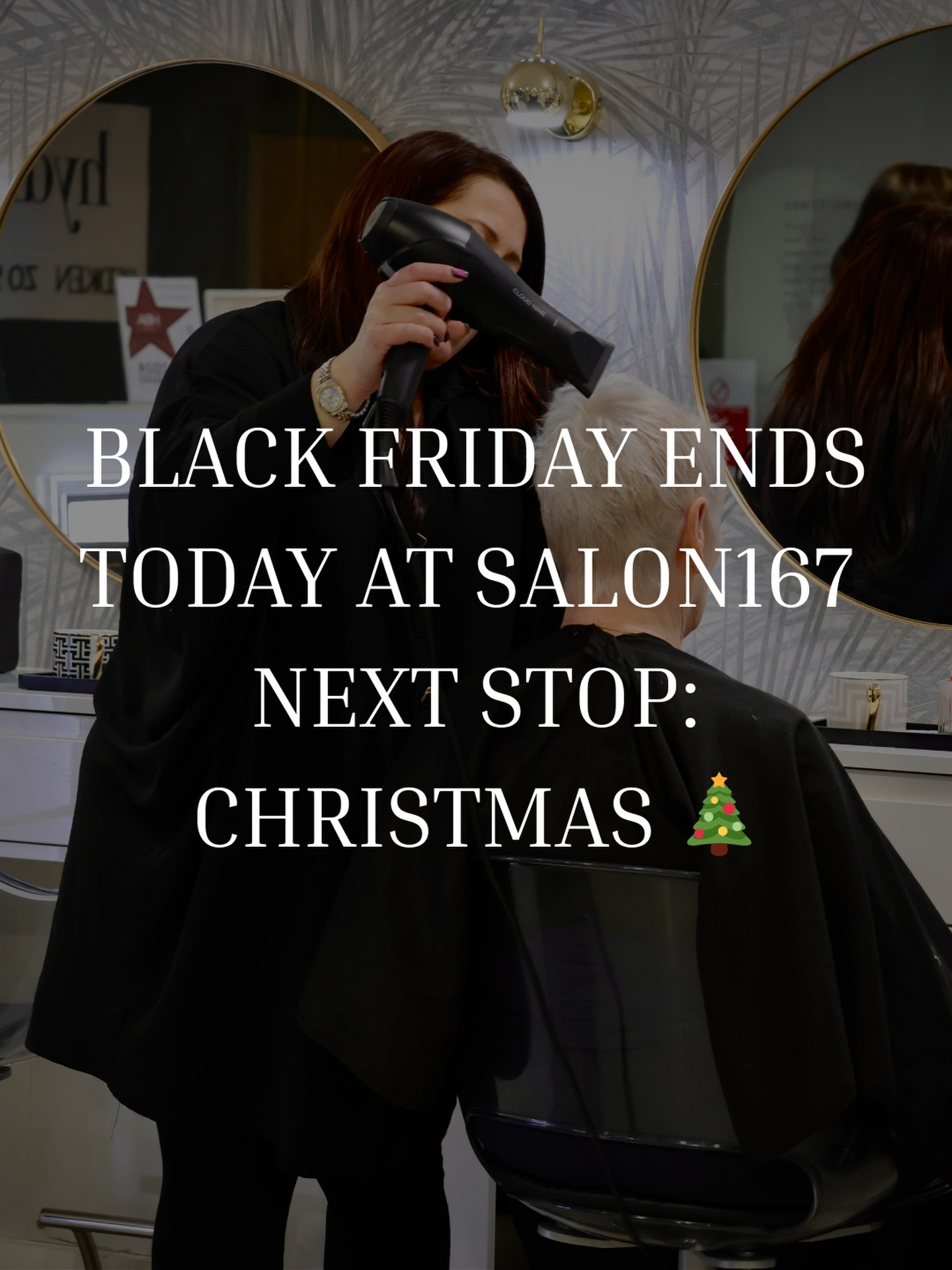 BLACK FRIDAY ENDS TODAY!! NEXT STOP: CHRISTMAS 😉🎄
-
-
-
#salon167davidlloyd #salon167hair #hairsalon #blackfriday #christmas #foryoupage #deals