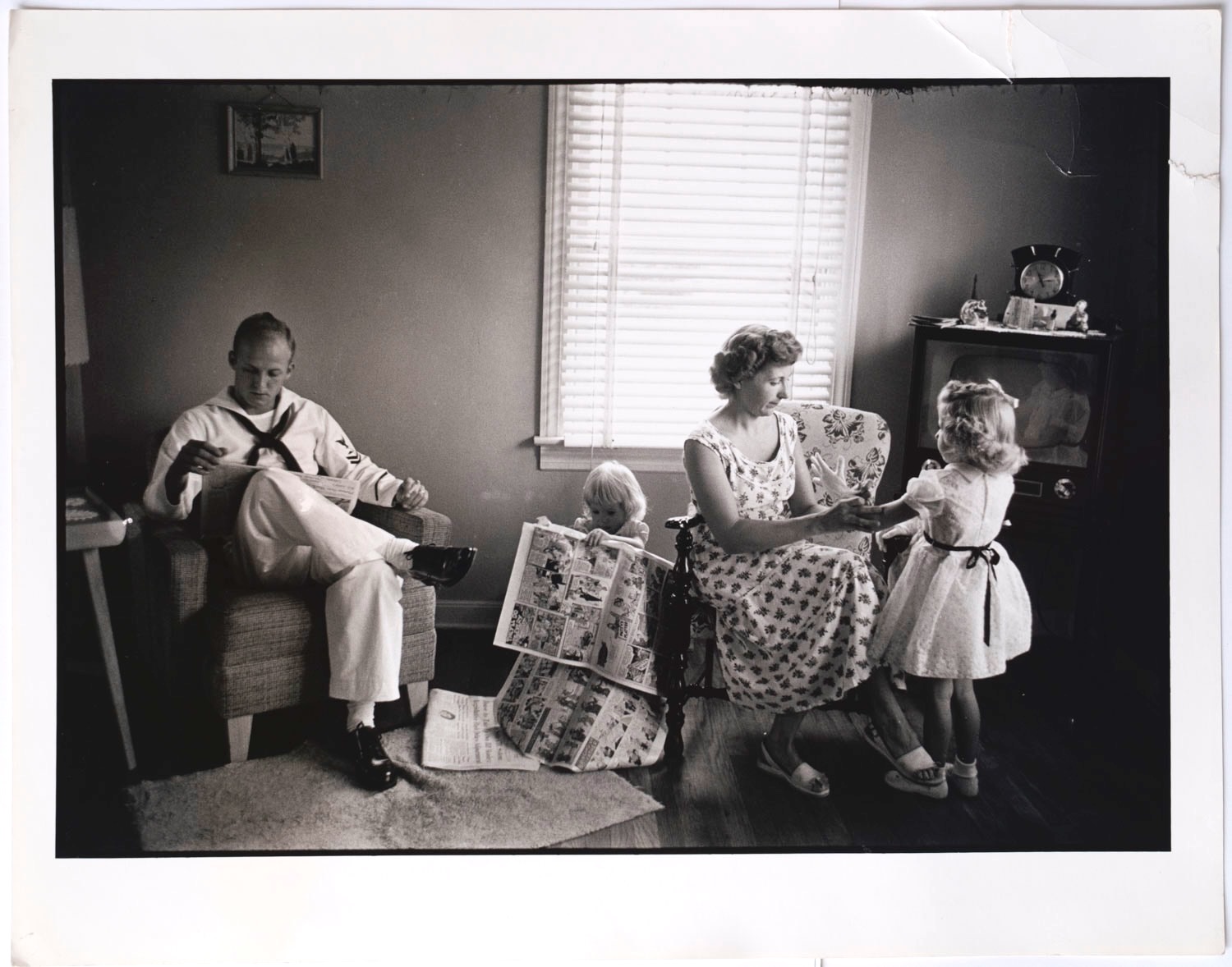 Open. 1-5pm Thu-Sun
@EveArnold was the #firstfemale to become a member of #Magnumphotoagency. She was trained in photography by #AlexeyBrodovitch the art director of Harper’s Bazaar. Her perspective on life was unlike the male photographers that dominated the industry at the time. Through #Magnum she was commissioned by the important magazines like #PicturePost and Life. She photographed many of most important figures of the 20th century. Like Marilyn Monroe and other famous women, whom she became friends thus she was able to make images that express a same gender understanding, rather than a male gaze.
Since the 1970s there has been a lot of research into the archive and a reappraisal of many of the ignored women from the past. Arnold had her first exhibition in 1980.
A couple of notes. This print has major damage to the top right corner which devalues it however it also has two notations verso.
For my beloved friend Robert - without whom etc - but in case it is true - i would not have written these books - Love and gratitude Eve 1994
Sailor and his family Newport (two words we can’t understand) 1956 Eve Arnold.
Thus #signedbytheartist. The $provenance of this work includes Eve signing twice, once just ‘Eve’ the other her full name. The notation confirms it was in the hands of the artist and that it is a gift adds kudos. So there is a play off between the damage and the intimacy of the print to the artist, thus not appealing to the collector who is willing to spend 10K+ but for those of us who can overlook the damage...