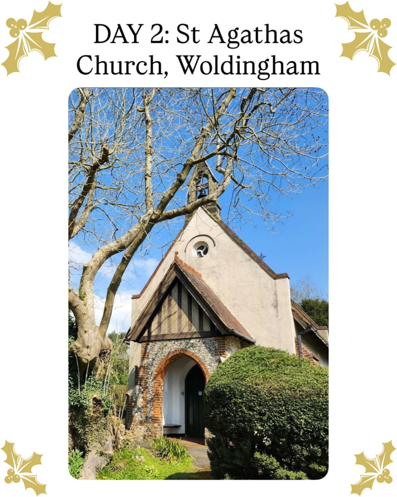 CHURCH ADVENT CALENDAR: DAY 2- St Agathas Church, Woldingham
We are the inspecting Architects for this tiny chapel, part of the Woldingham Parish. Sometime after 1889, Walpole Greenwell funded its rebuilding, and it served both the village and the Marden Park servants for worship and burial. Around this time, it became dedicated to St. Agatha.
One of the smallest—and highest—churches in Surrey, it sits some 790ft / 240m above sea level, offering a serene spot steeped in history.
#AdventCalendar #StAgatha #HiddenGems #SurreyChurches #HistoricChurch #WoldinghamParish #ChurchHistory #Heritage #conservationarchitect #ChapelLife