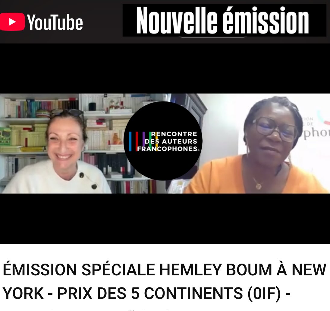 ENTRETIEN EXCEPTIONNEL AVEC HEMLEY BOUM
“Le rêve du pêcheur” d’Hemley Boum (édition Gallimard) a reçu cette année le très beau Prix des 5 continents de la francophonie.
Une distinction amplement méritée pour cette écrivaine franco-camerounaise au talent reconnu et à la plume poétique.
En tournée dans plusieurs pays du monde, à l’invitation de l’Organisation Internationale de la Francophonie, nous la retrouvons au siège new yorkais de l’OIF pour une discussion passionnante sur son roman primé, mais aussi sur la francophonie, l’Afrique d’aujourd’hui et ses engagements auprès des auteurs, des femmes et des migrants.
https://youtu.be/AGauvOStWHA?si=0jVBO5zB7a_51ND6
#rencontredesauteursfrancophones #hemleyboum #prixdes5continentsdelafrancophonie