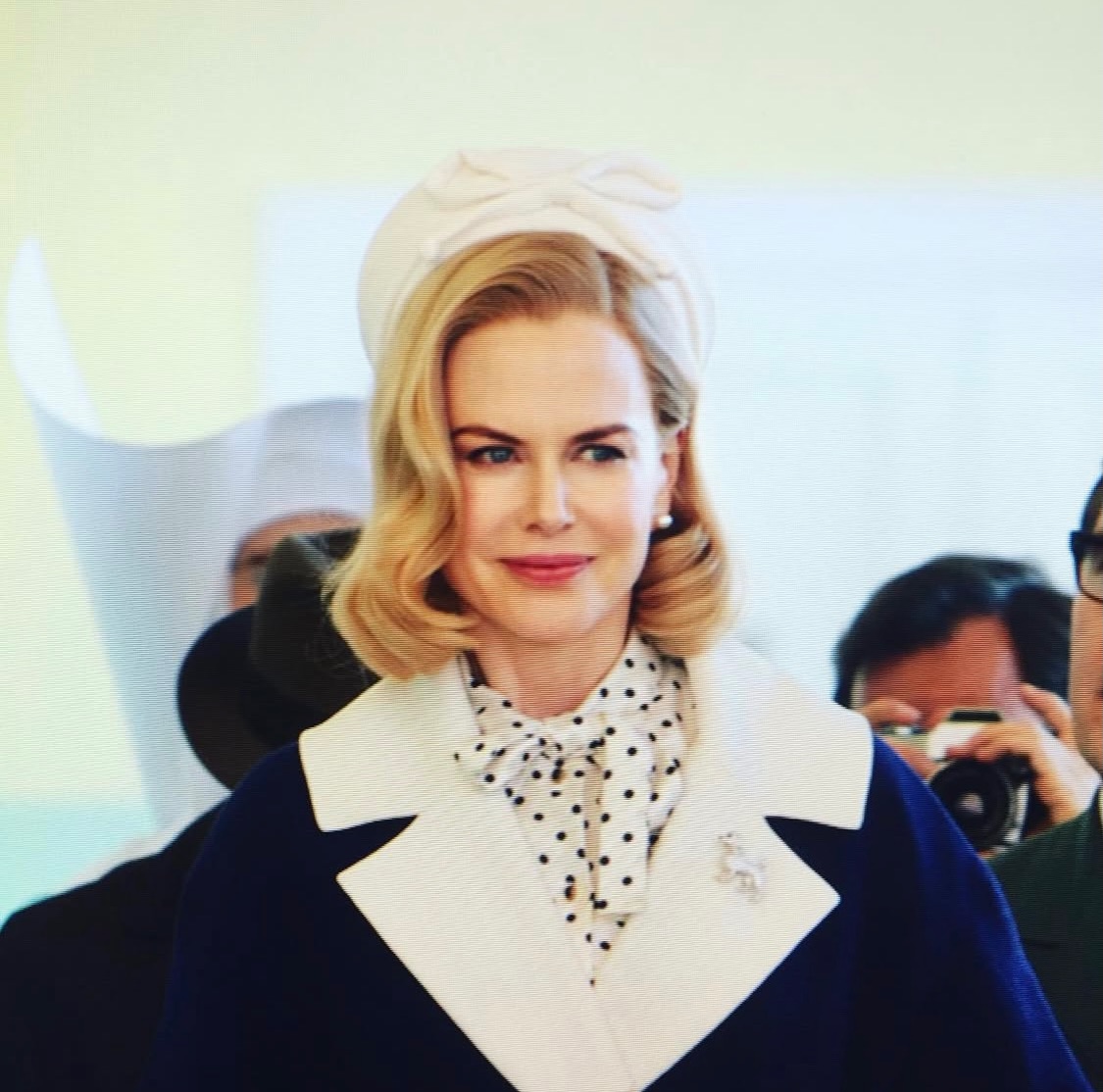 @nicolekidman wearing a hat made to measure by @barthetparis @alexandrebarthet for the movie Grace de Monaco 2014
#nicolekidman #graceofmonaco