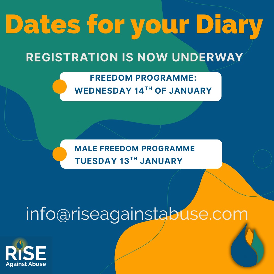 New programmes are starting in January, enrolment is taking place now, please email into info@riseagainstabuse.com for a registration form.
Day 8,
16 Days of Activism Against Gender-Based Violence Campaign for 2025.
Every year, we support the 16 Days of Activism to End Violence Against Women and Girls, which runs from 25 November through 10 December, encompassing both the International Day for the Elimination of Violence Against Women (25 November) and World Human Rights Day (10 December).
The focus for this years campaign is preventing online violence and creating safer online spaces.
If any of our posts have made an impact on you please contact info@riseagainstabuse.com to learn about the freedom programme.
