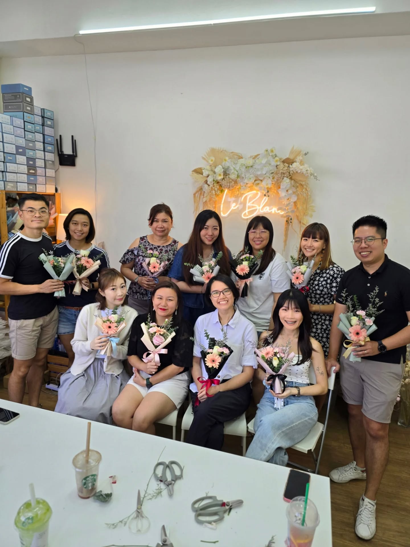 Blooming creativity with the sweetest crowd today 🌼✨
Our client hosted a cosy corporate workshop at our studio, and everyone got hands-on making their own mini fresh flower bouquet. So much fun, laughter & joy, the whole session felt like a little floral party ✨🥰🌷
Can’t wait for the next one!
#FlowerWorkshop #CorporateWorkshop #TeamBuildingSG FlowerBouquet FloralStudio FreshFlowers SGFlorist HandsOnWorkshop CreativeWorkshop BouquetMaking FloralExperience FlowersOfInstagram WorkshopsInSG
