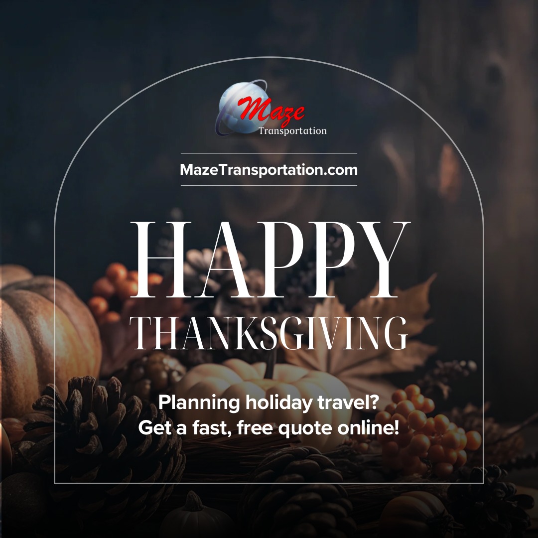 🍁🚌 Wishing everyone a wonderful Thanksgiving from all of us at Maze Transportation, your family-owned charter bus company in Central Florida. As we celebrate this season of gratitude, we’re especially thankful for the groups, families, schools, and organizations that trusted us to provide safe and reliable transportation throughout the Sunshine State this year.