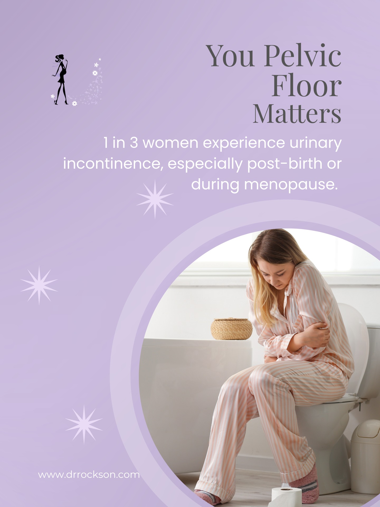 Ladies,
🚻 Today is World Toilet day, and a reminder that your pelvic floor health matters.
1 in 3 women experience urinary incontinence, especially post-birth or during menopause.
💧 Causes include weakened pelvic muscles, hormonal changes, and childbirth trauma.
🌿 Strengthening your pelvic floor through exercise, hydration, and laser therapy (like FemiLift) can restore comfort and confidence.
Let’s talk about it — because bladder health deserves attention too💖
“Share this with a woman who needs to see it.”
#drestherrockson #worldtoiletday #obstetrician #gynaecologist #bladderhealth